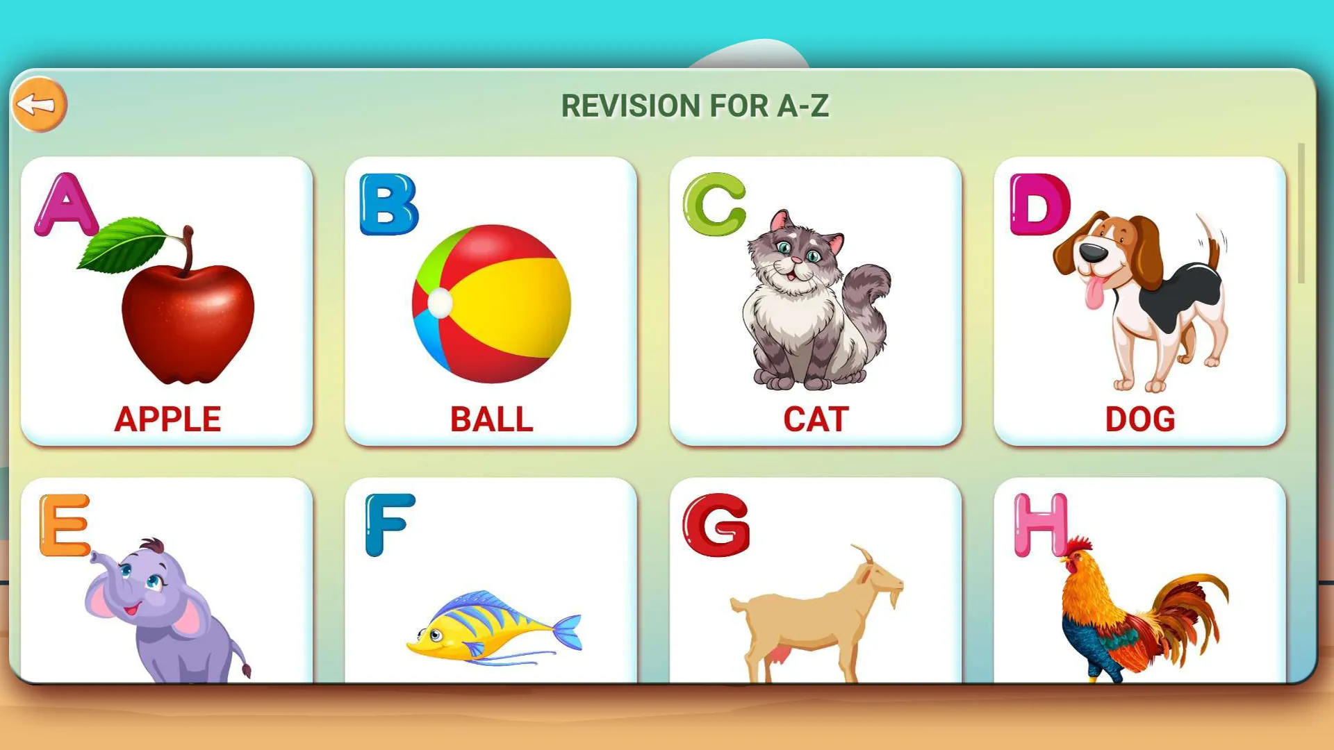 ABCD Alphabets for Kids | Indus Appstore | Screenshot