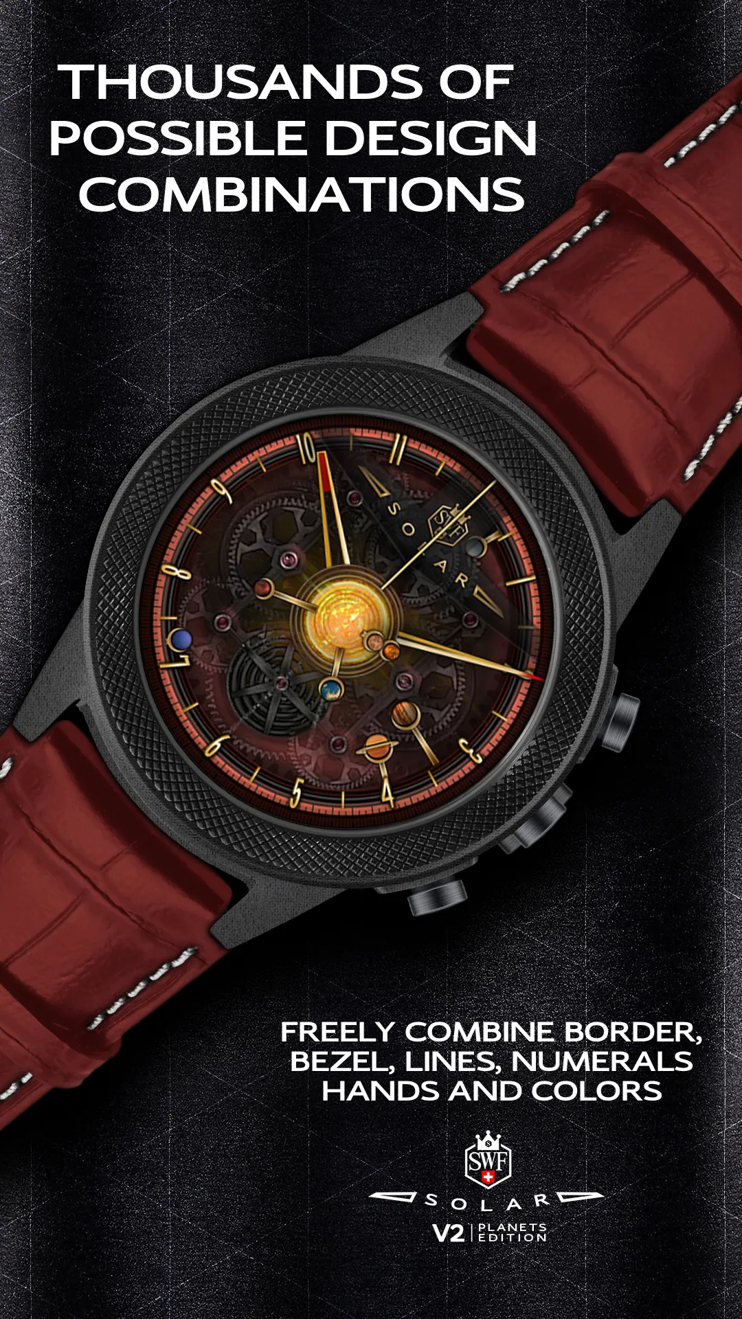 SWF Solar Planets Watch Face | Indus Appstore | Screenshot