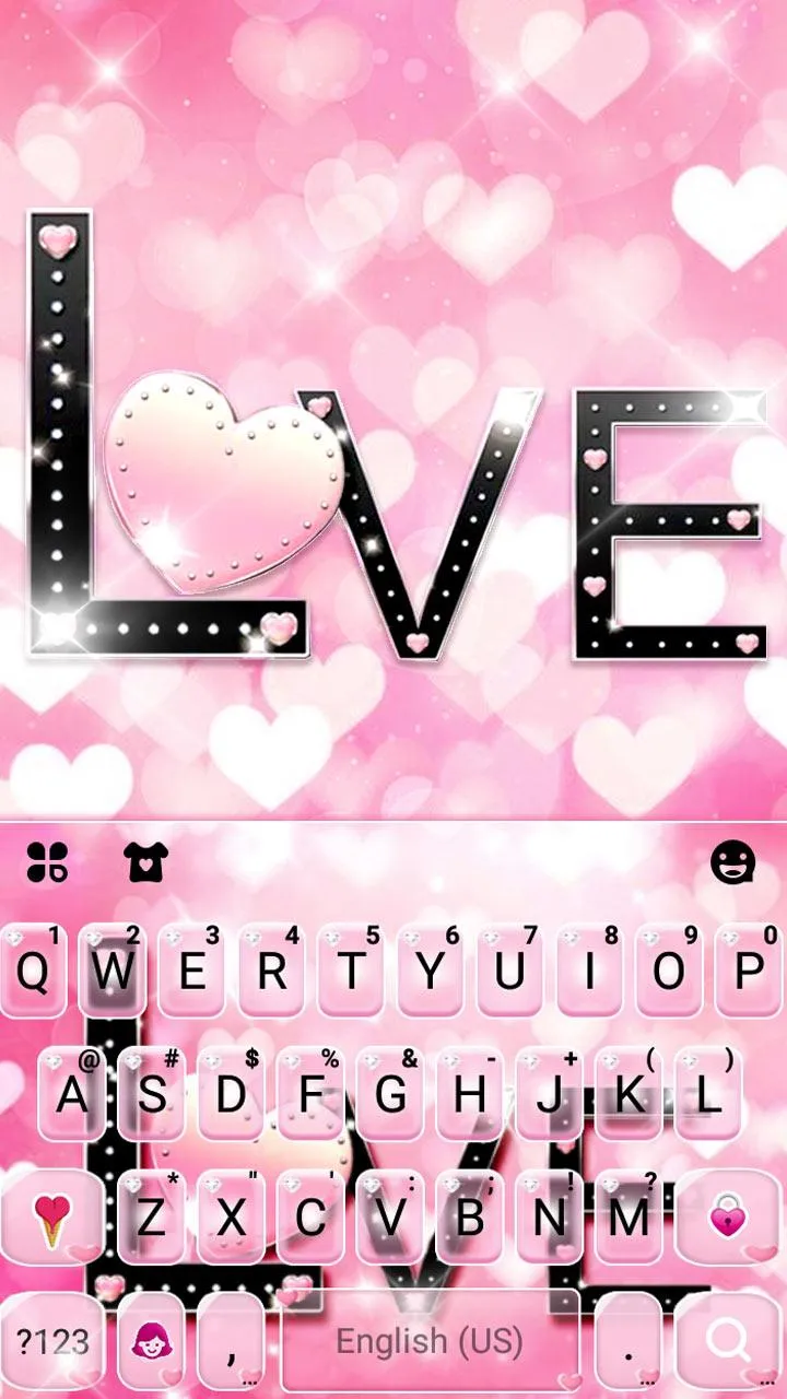 Couple Love Roses Keyboard The | Indus Appstore | Screenshot