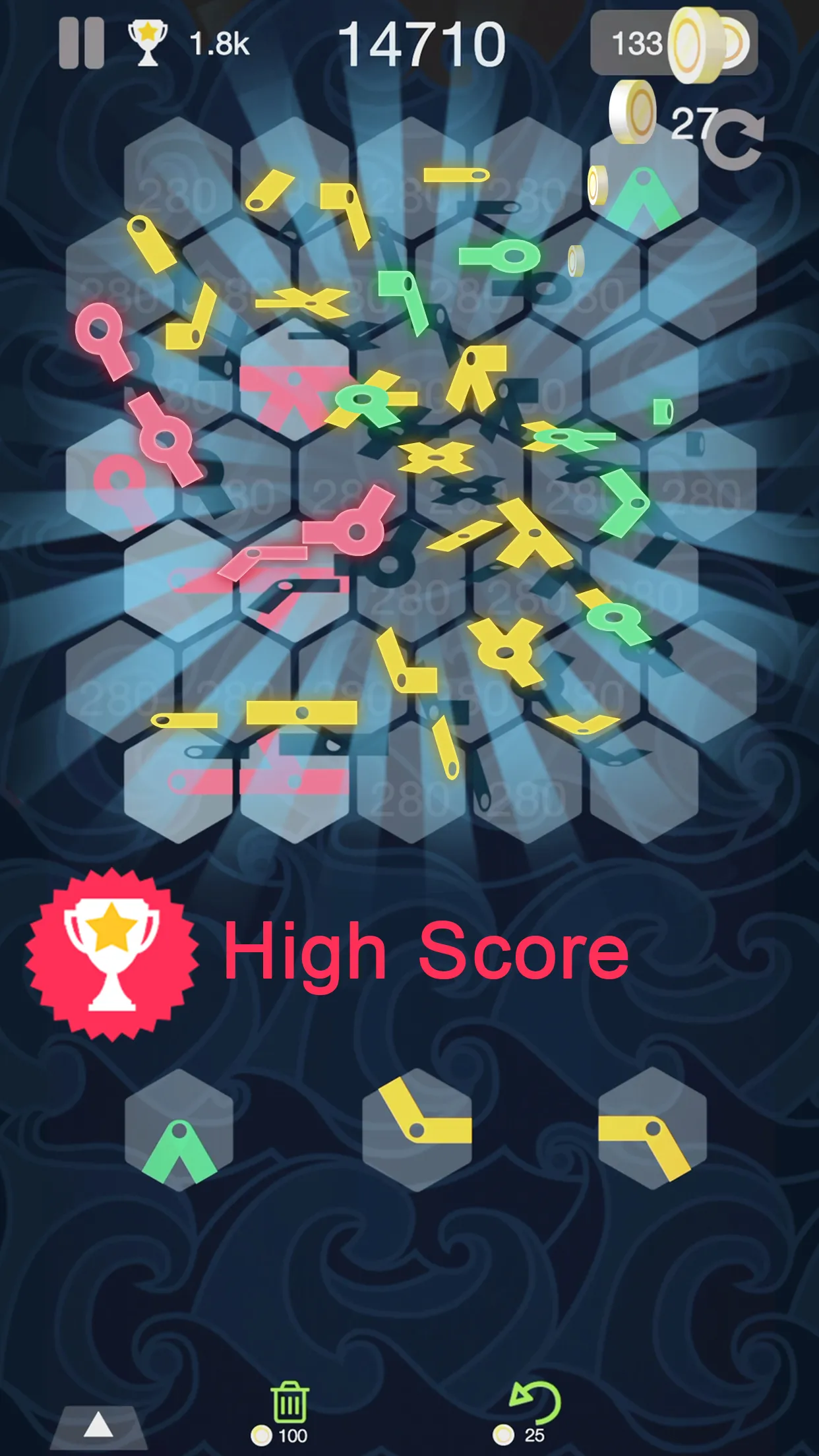 Metro Puzzle match hexa blocks | Indus Appstore | Screenshot