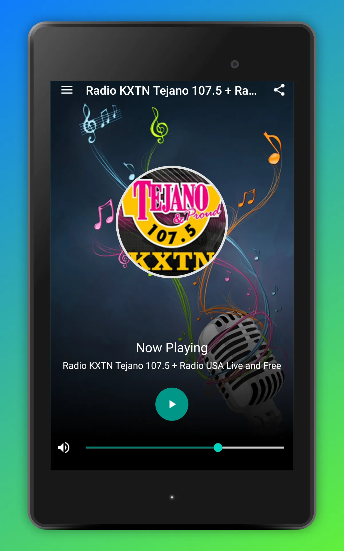 KXTN Tejano 107.5 Radio Online | Indus Appstore | Screenshot