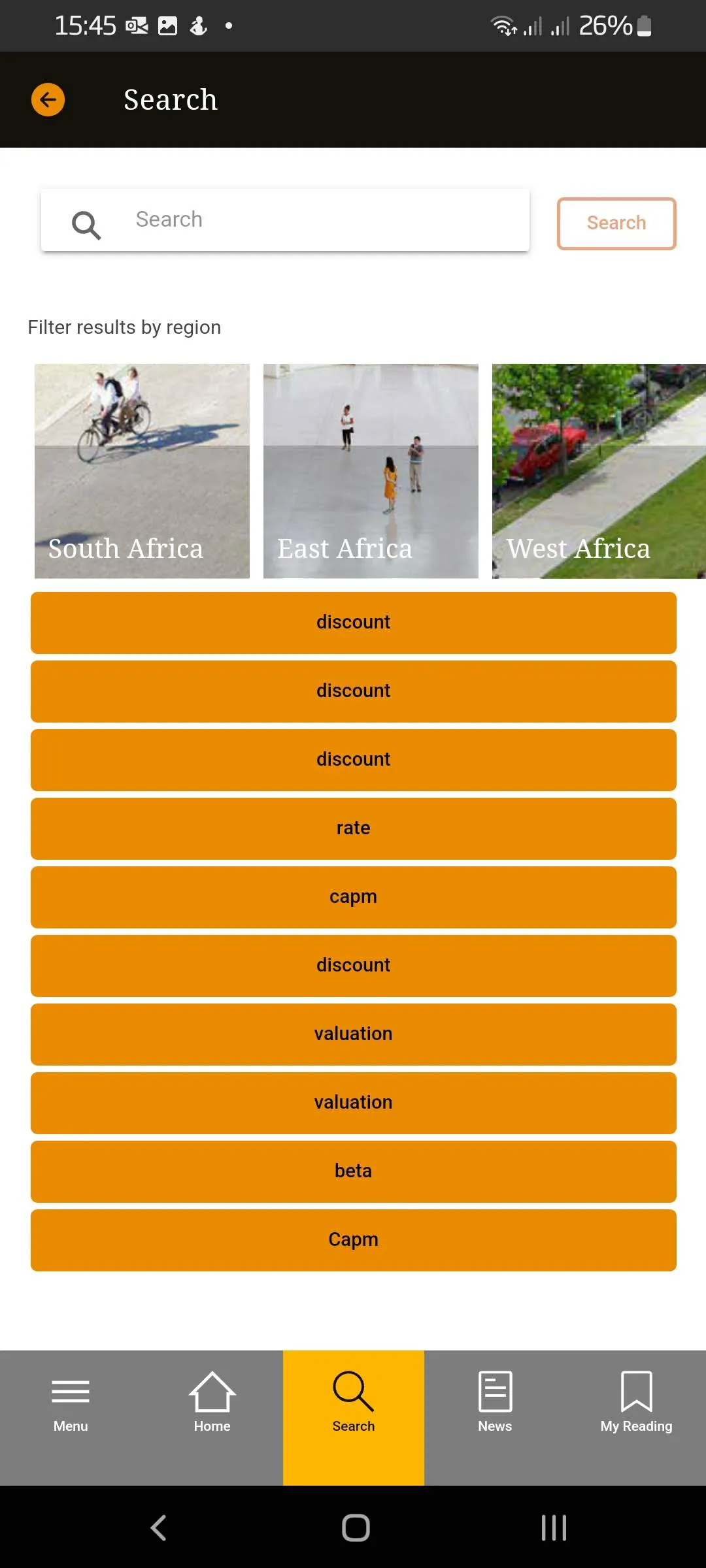 PwC Africa Valuation Survey | Indus Appstore | Screenshot