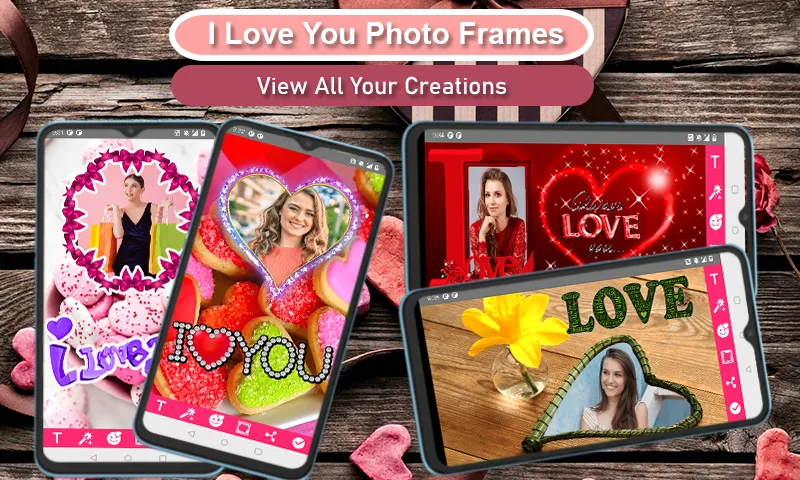 I Love You Photo Frames | Indus Appstore | Screenshot