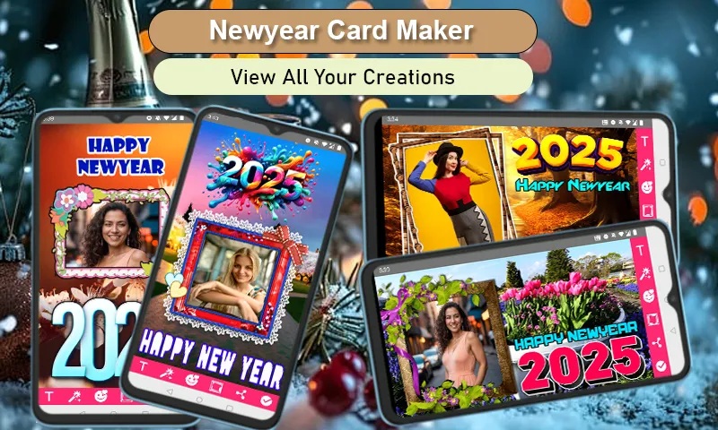 Newyear Card Maker | Indus Appstore | Screenshot