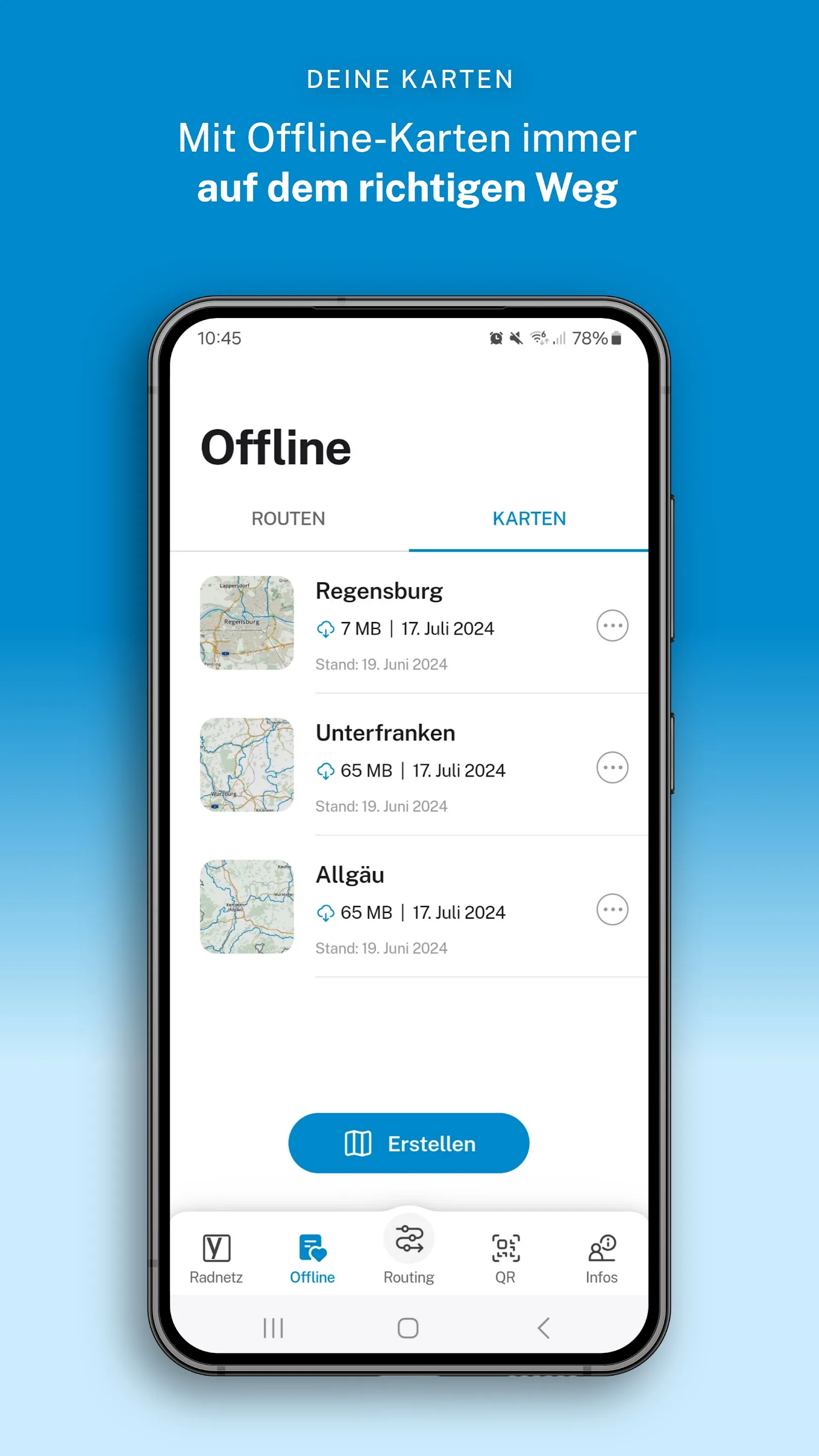 RadroutenPlaner Bayern | Indus Appstore | Screenshot