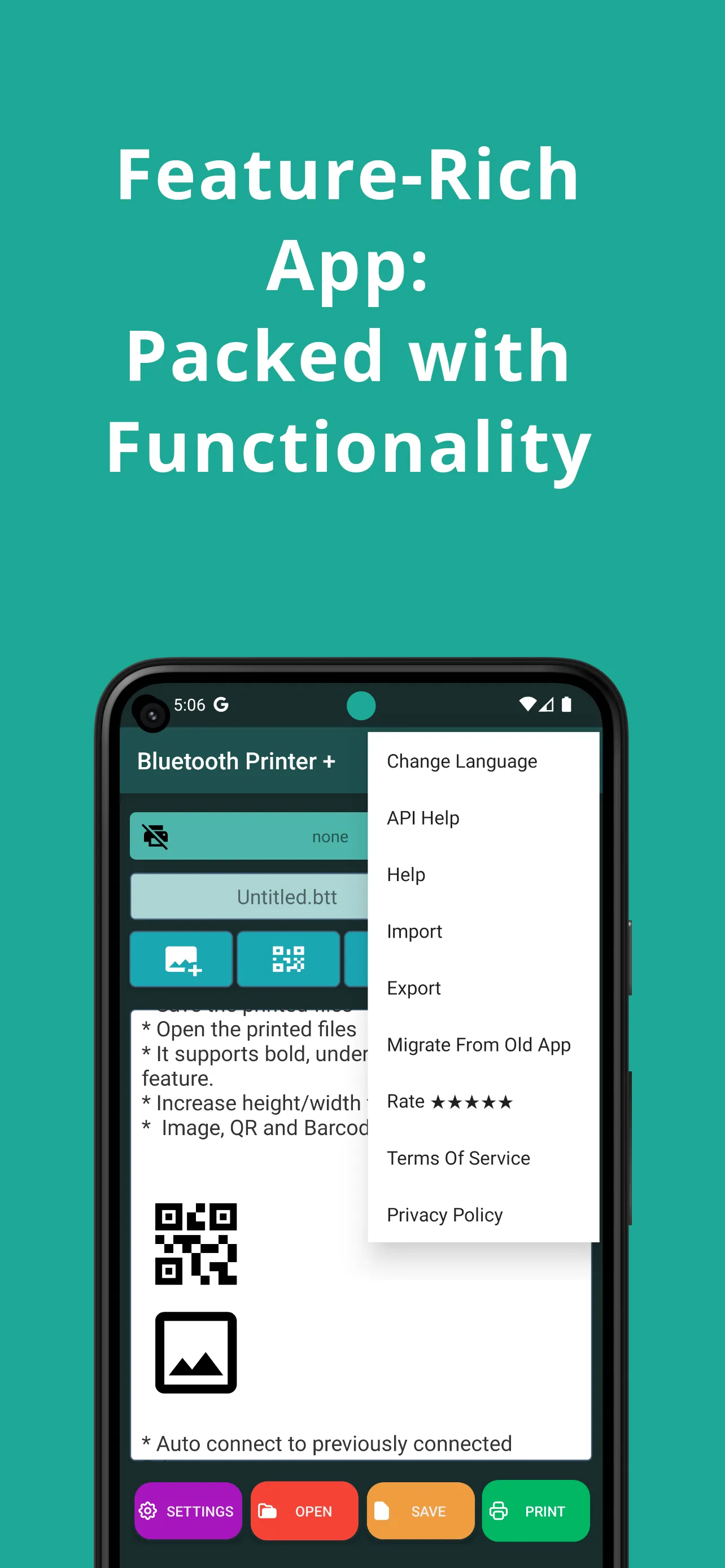 Bluetooth Printer Plus | Indus Appstore | Screenshot