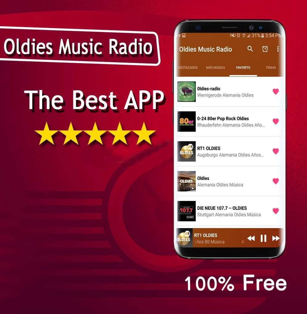 50s 60s 70s Oldies Music Radio | Indus Appstore | Screenshot