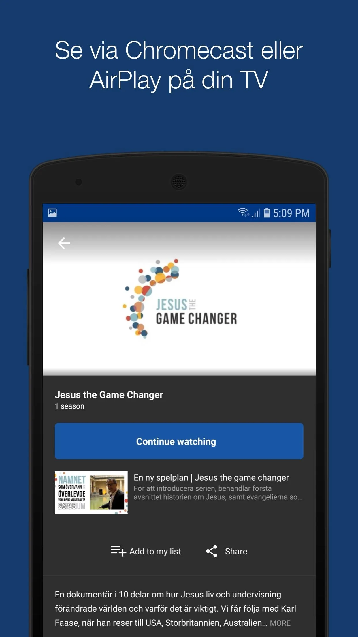 TBN Nordic Play | Indus Appstore | Screenshot