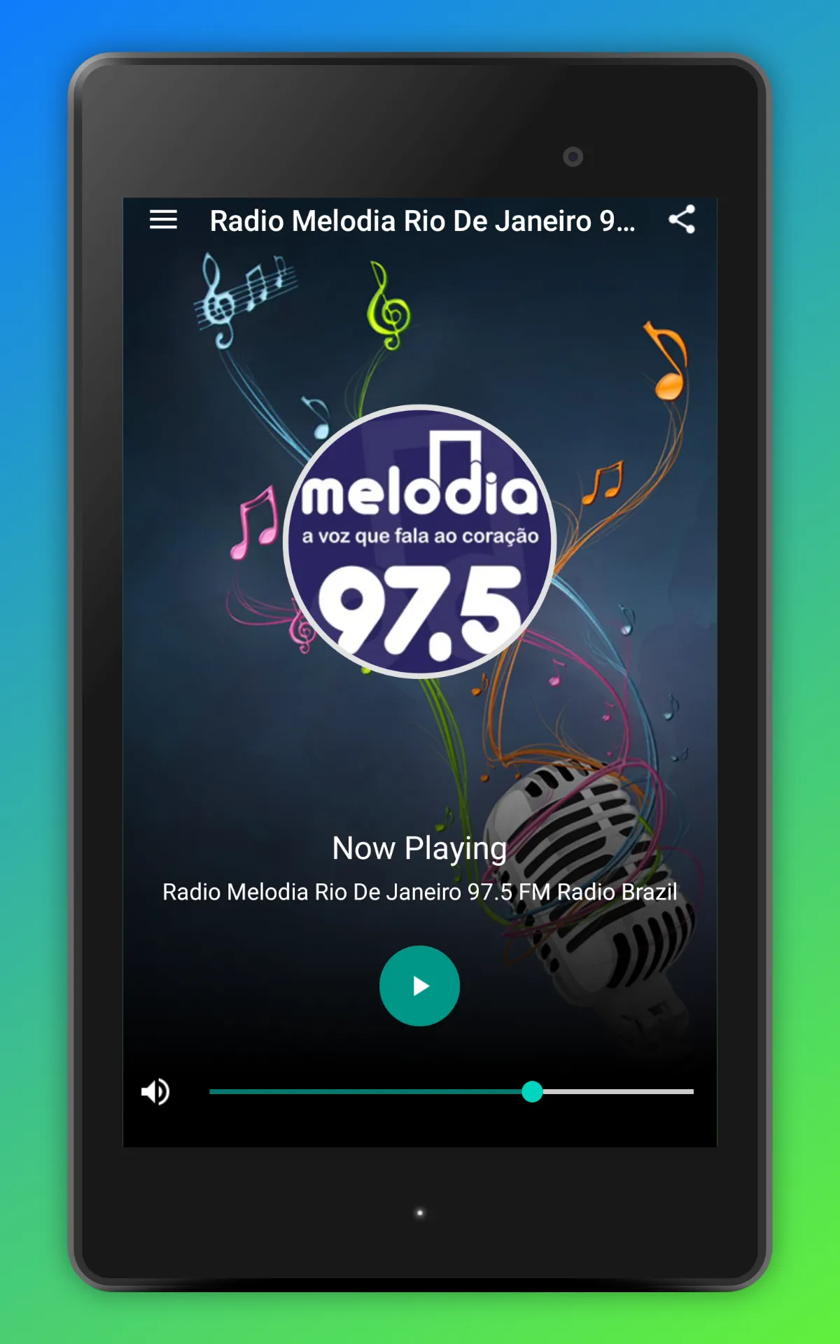 Radio Melodia Rio De Janeiro | Indus Appstore | Screenshot