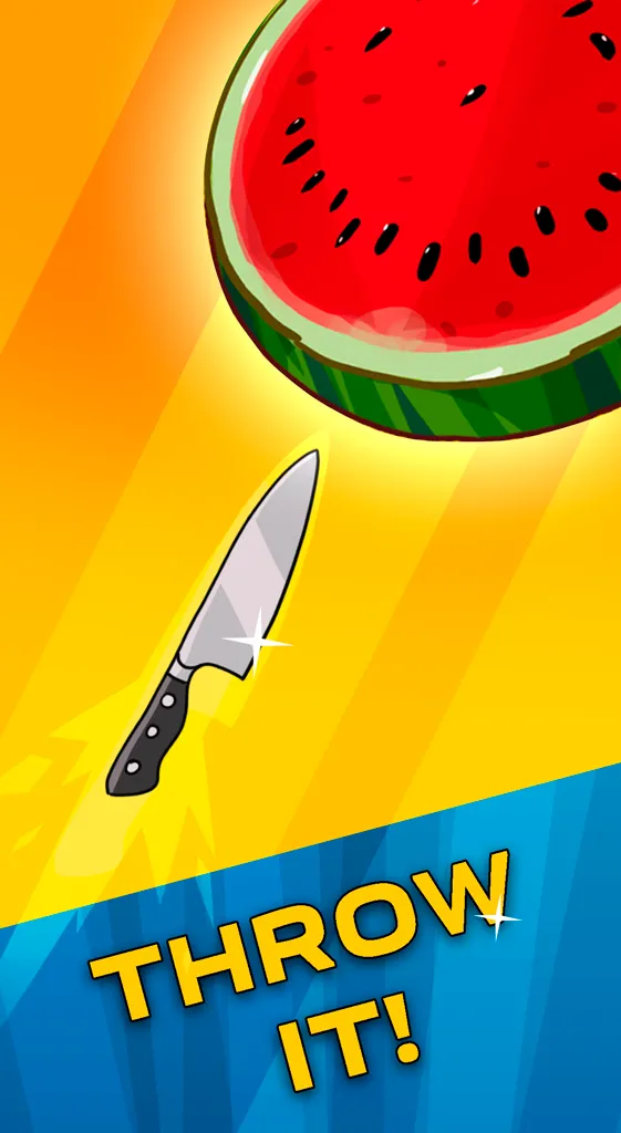 Food Cut - knife throwing game | Indus Appstore | Screenshot