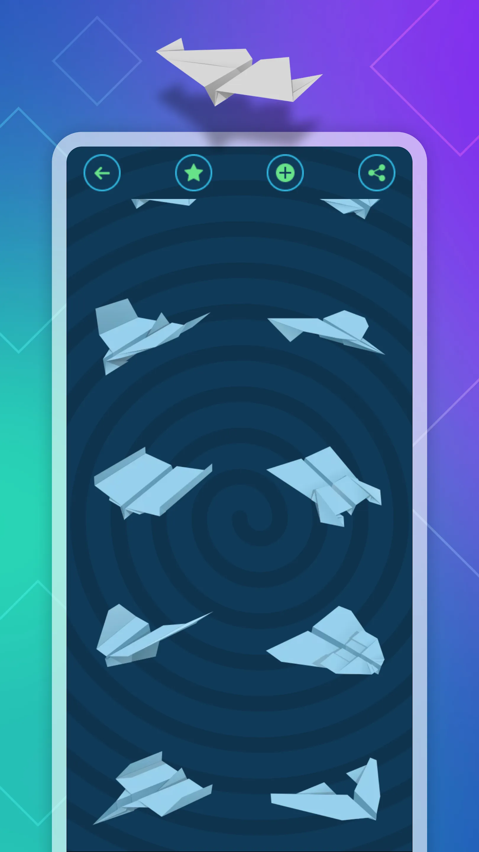 Origami Flying Paper Airplanes | Indus Appstore | Screenshot