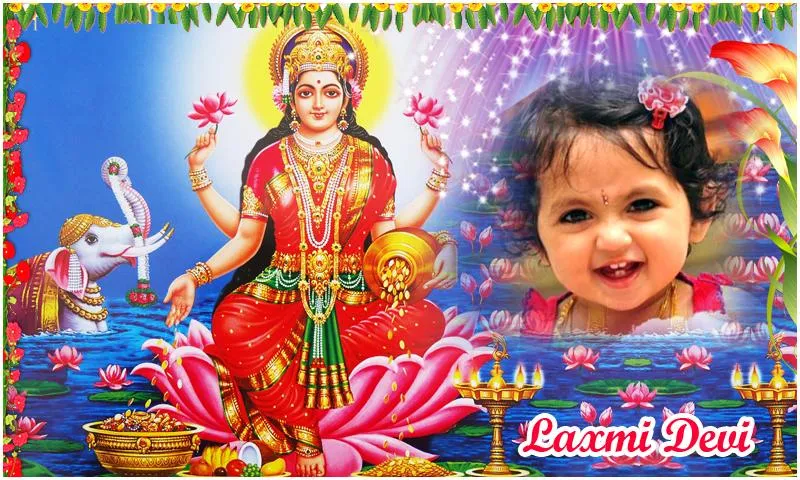 God Lakshmi Devi Photo Frames | Indus Appstore | Screenshot