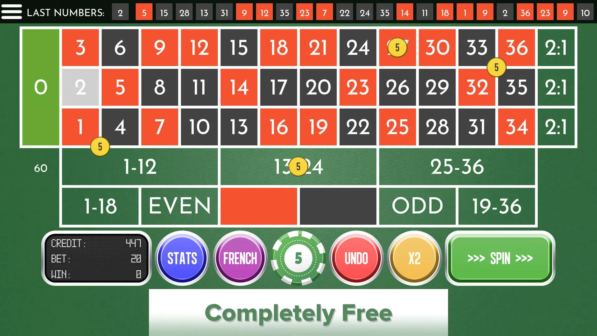 Roulette Zero | Indus Appstore | Screenshot