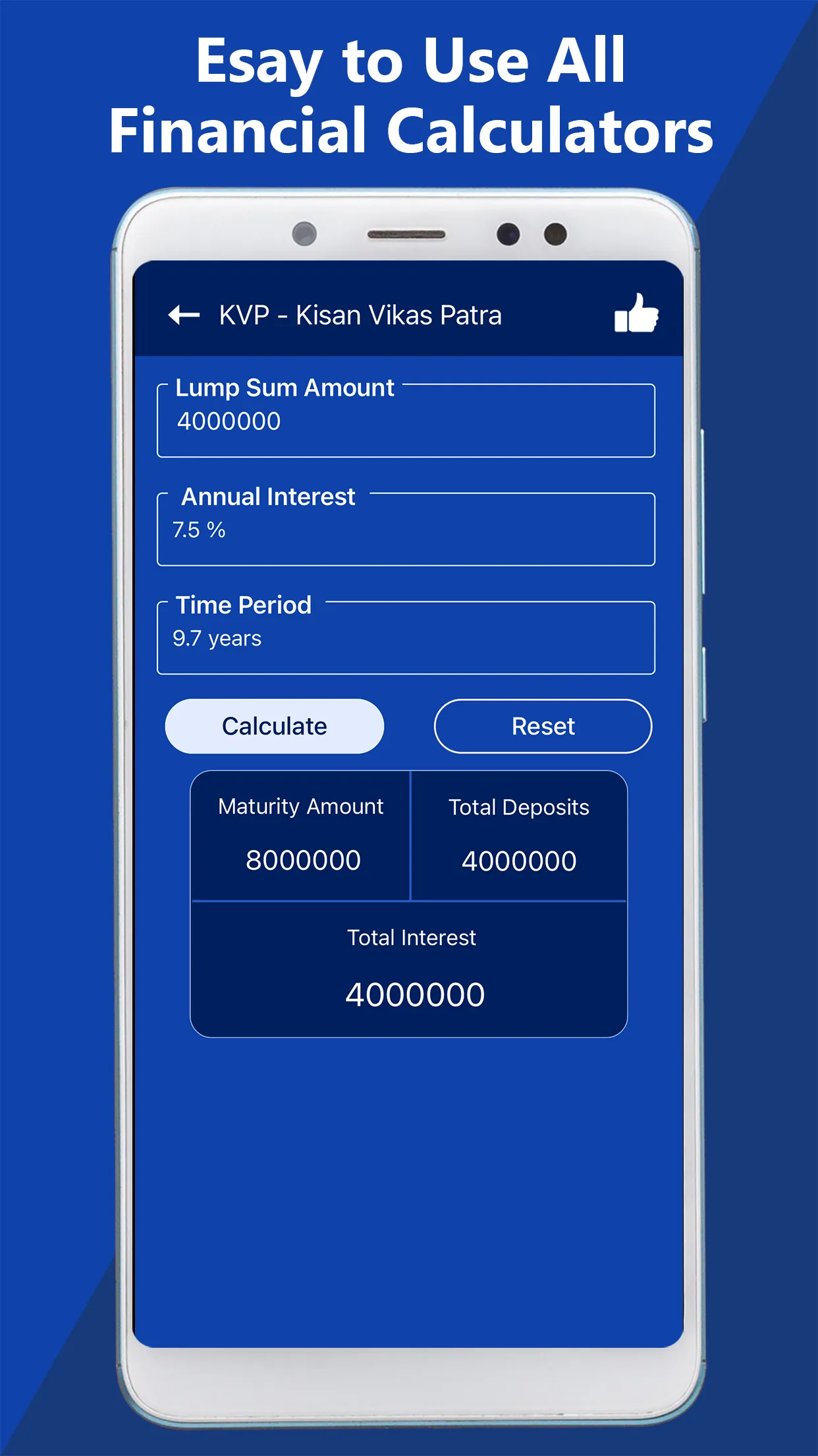 Village Financial Calculator | Indus Appstore | Screenshot