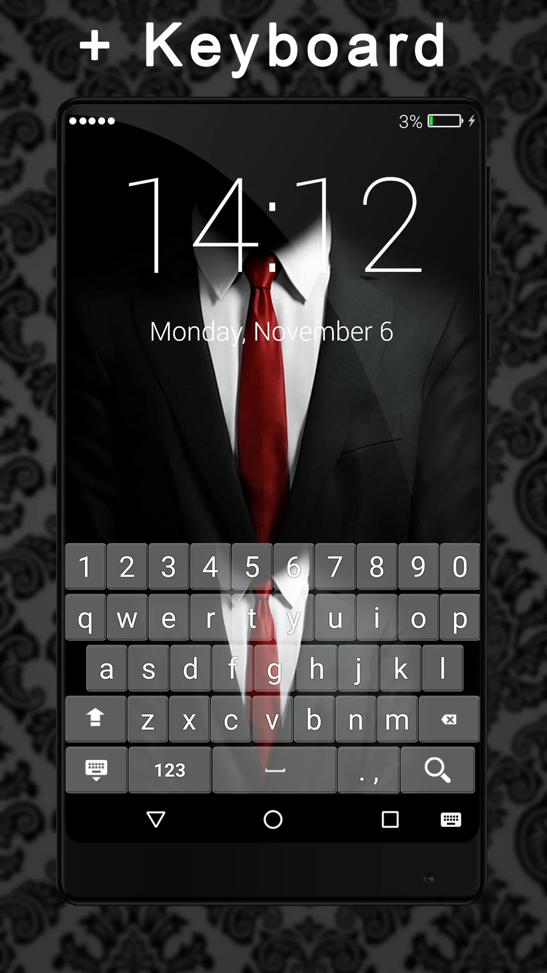 VIP Keyboard Lock Screen | Indus Appstore | Screenshot