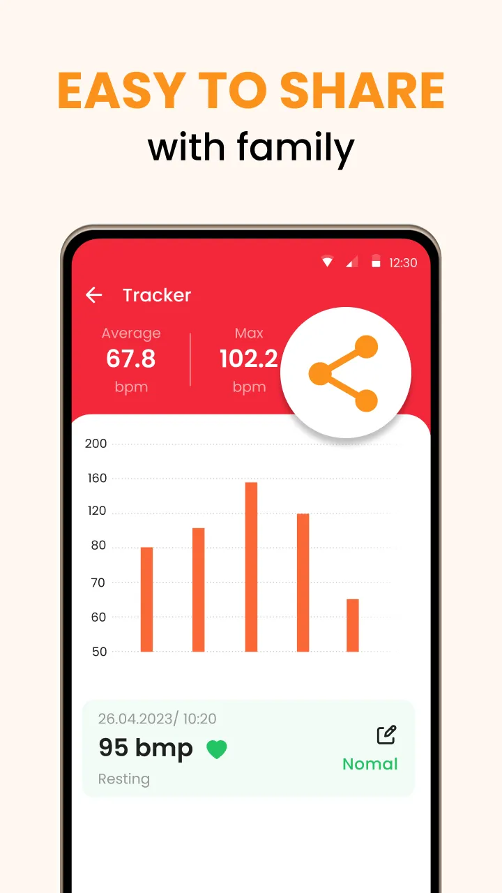 Heart Rate Monitor and Tracker | Indus Appstore | Screenshot