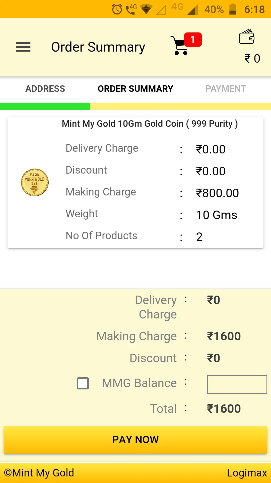 Mint My Gold | Indus Appstore | Screenshot