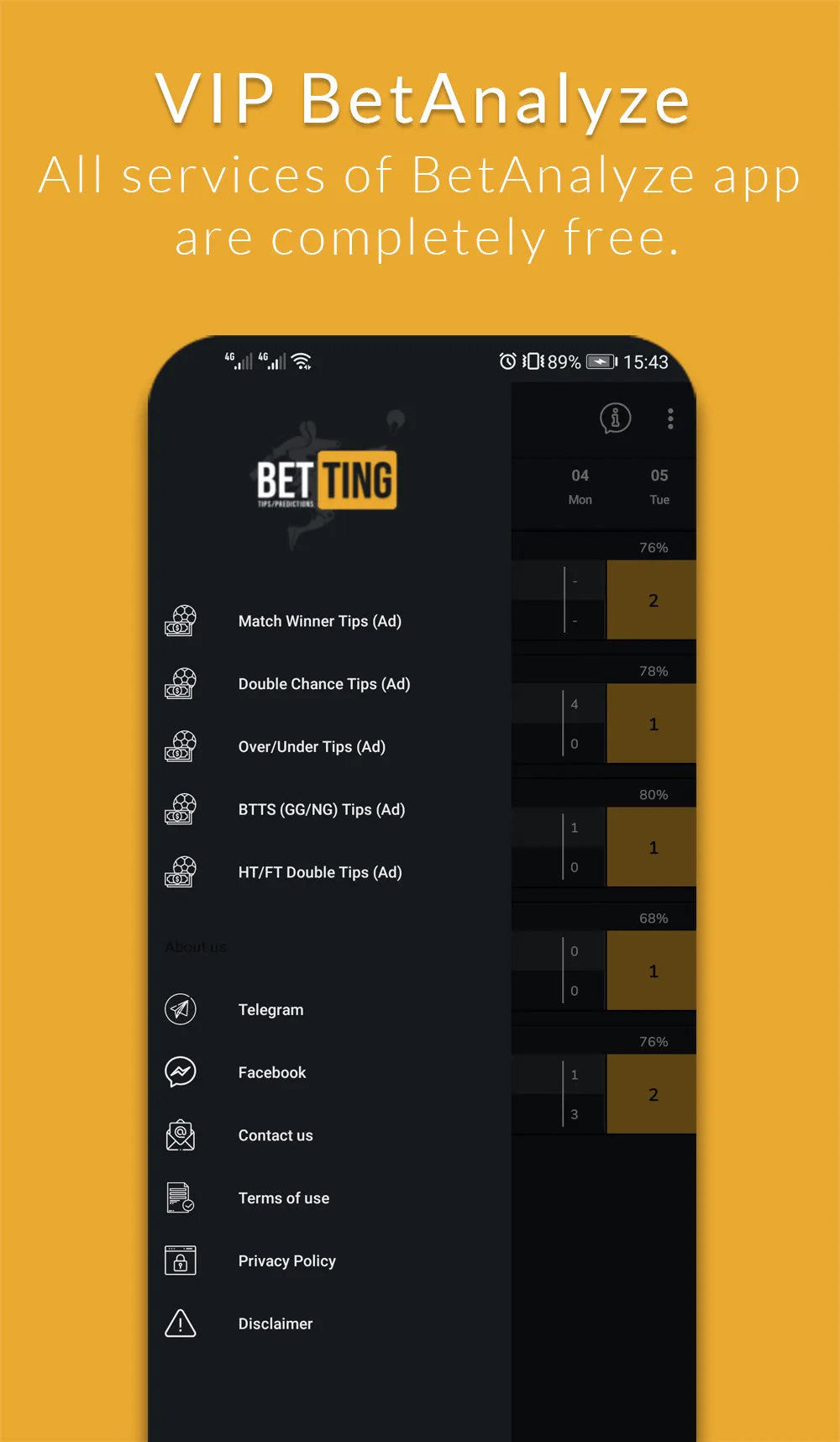 Vip OddsAnalyze Betting Tips | Indus Appstore | Screenshot