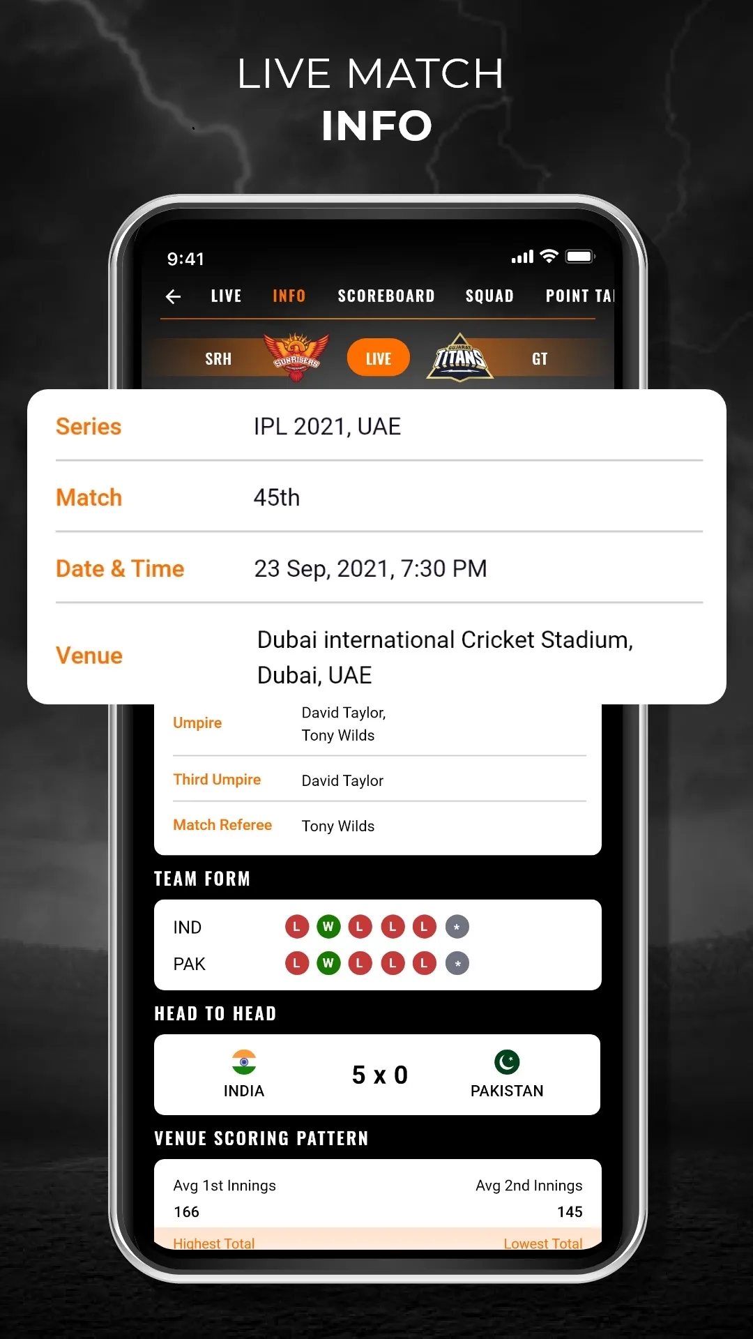 Falcon Cricket Live Line | Indus Appstore | Screenshot