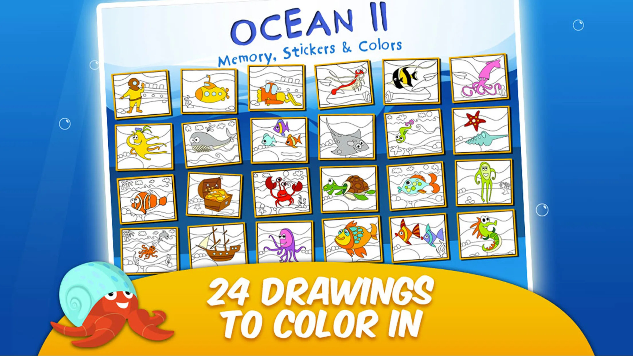 Ocean II - Stickers and Colors | Indus Appstore | Screenshot