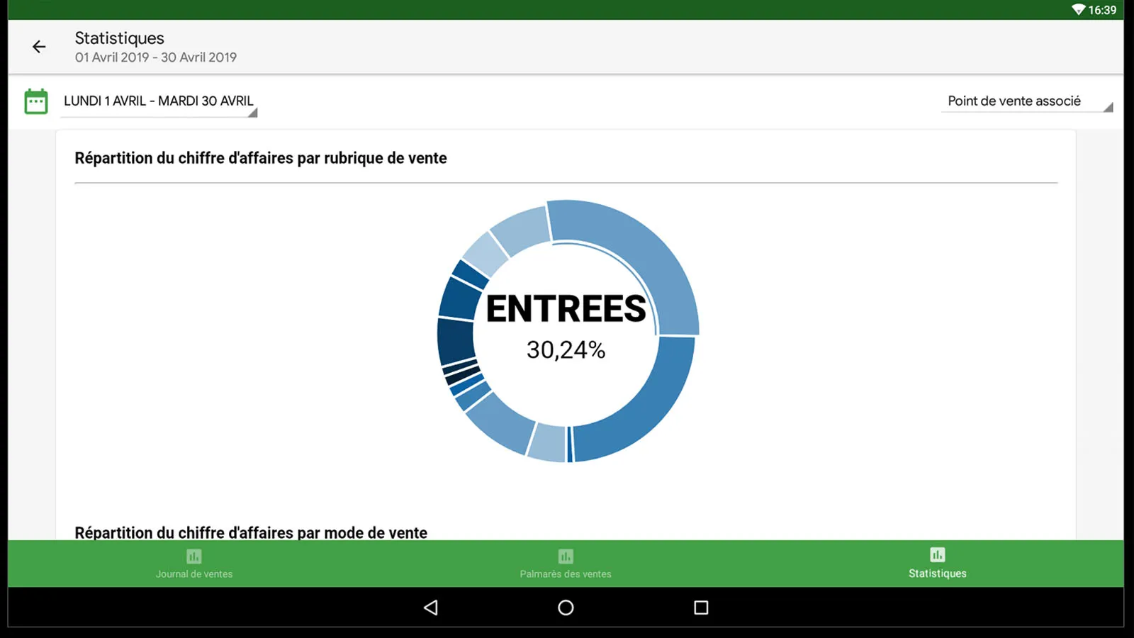 Caisse enregistreuse NF525 gra | Indus Appstore | Screenshot