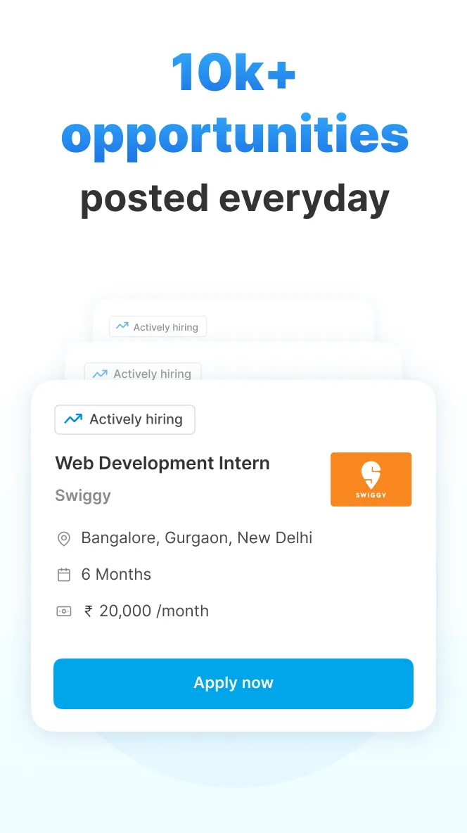 Internshala Internships & Jobs | Indus Appstore | Screenshot