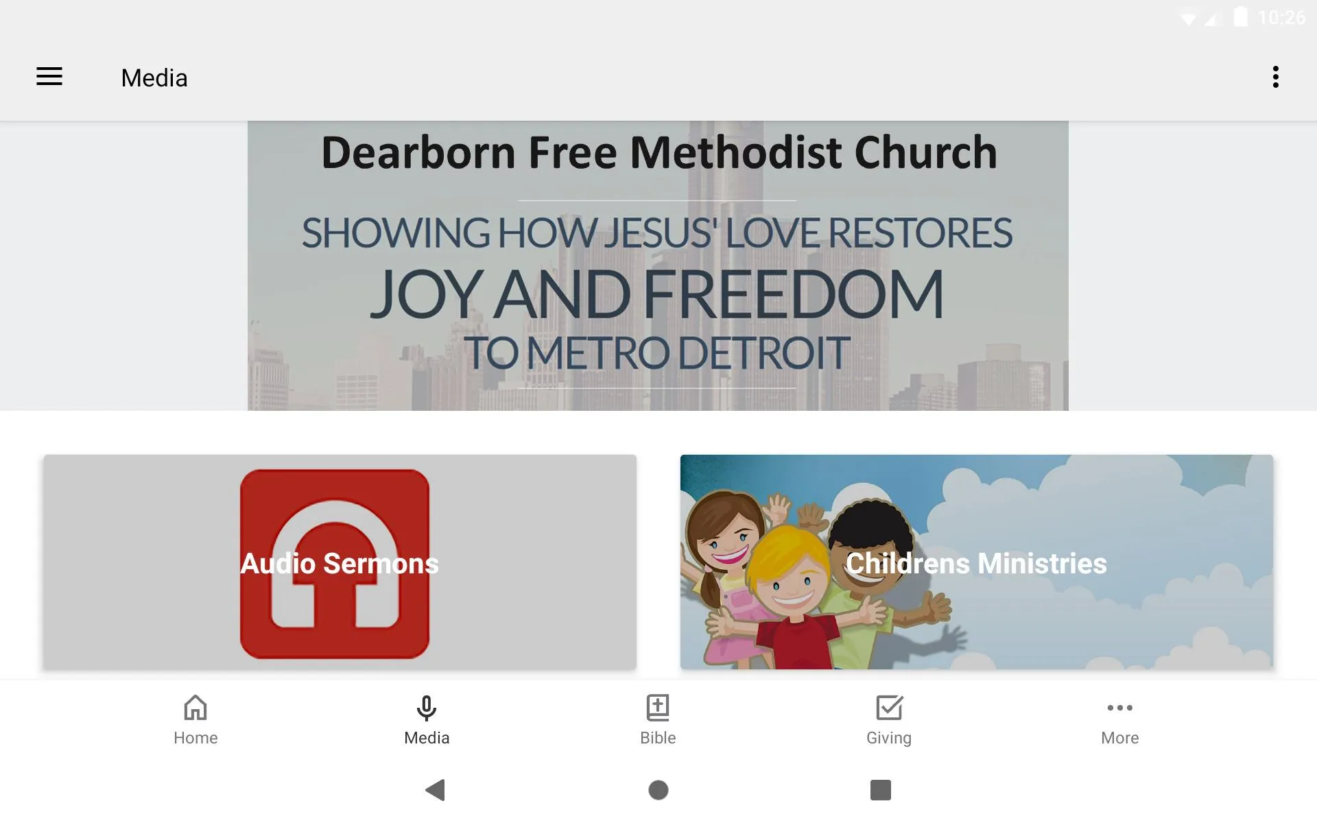 Dearborn Free Methodist Church | Indus Appstore | Screenshot