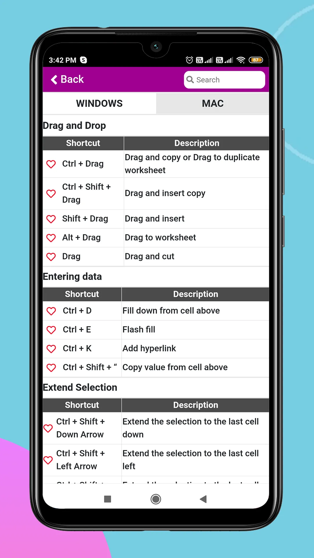 Excel formulas and tips | Indus Appstore | Screenshot