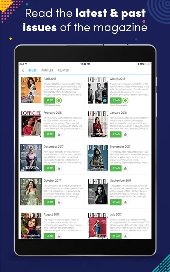 L'Officiel India | Indus Appstore | Screenshot