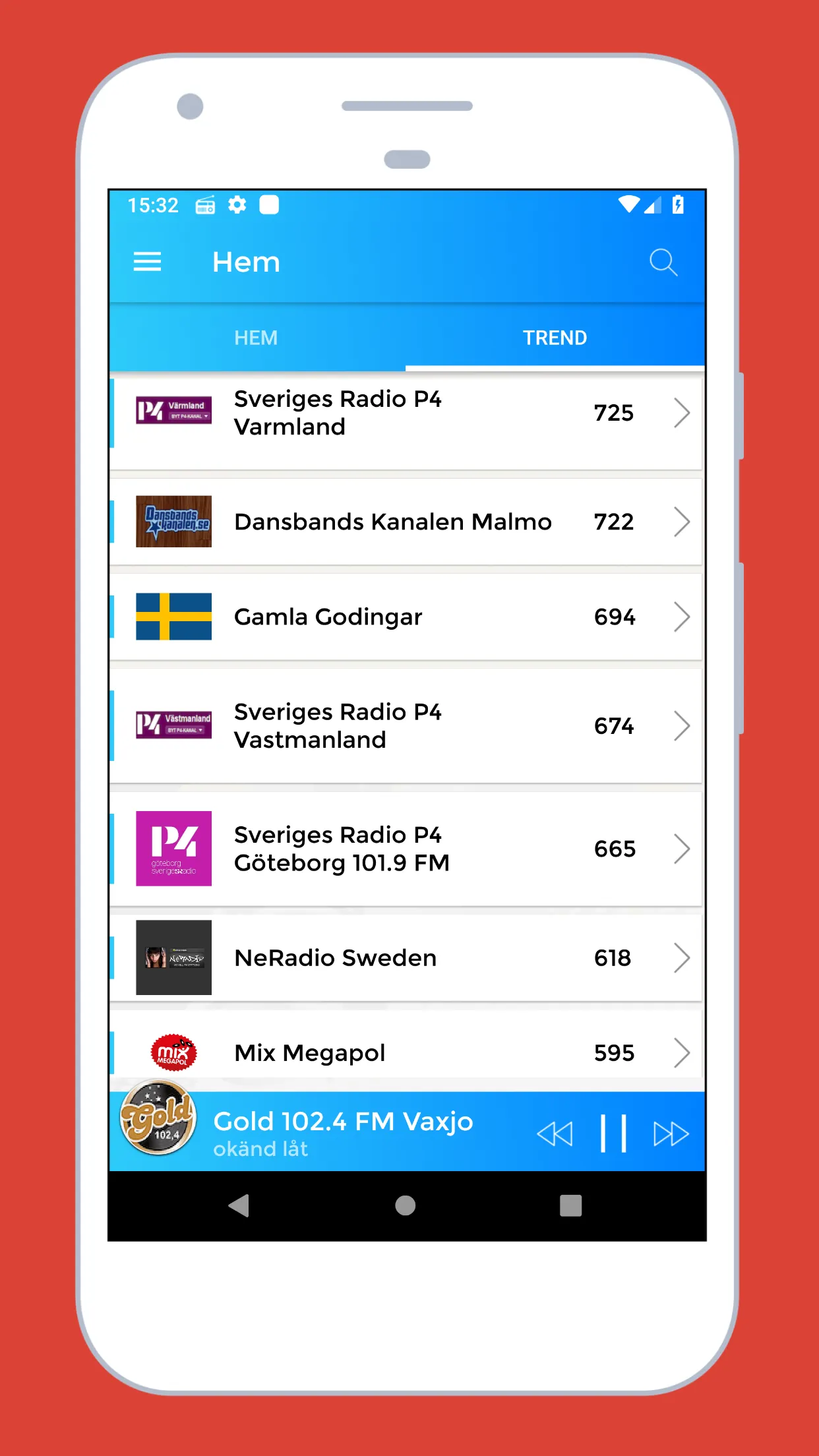 Radio Sweden - Radio Sweden FM | Indus Appstore | Screenshot