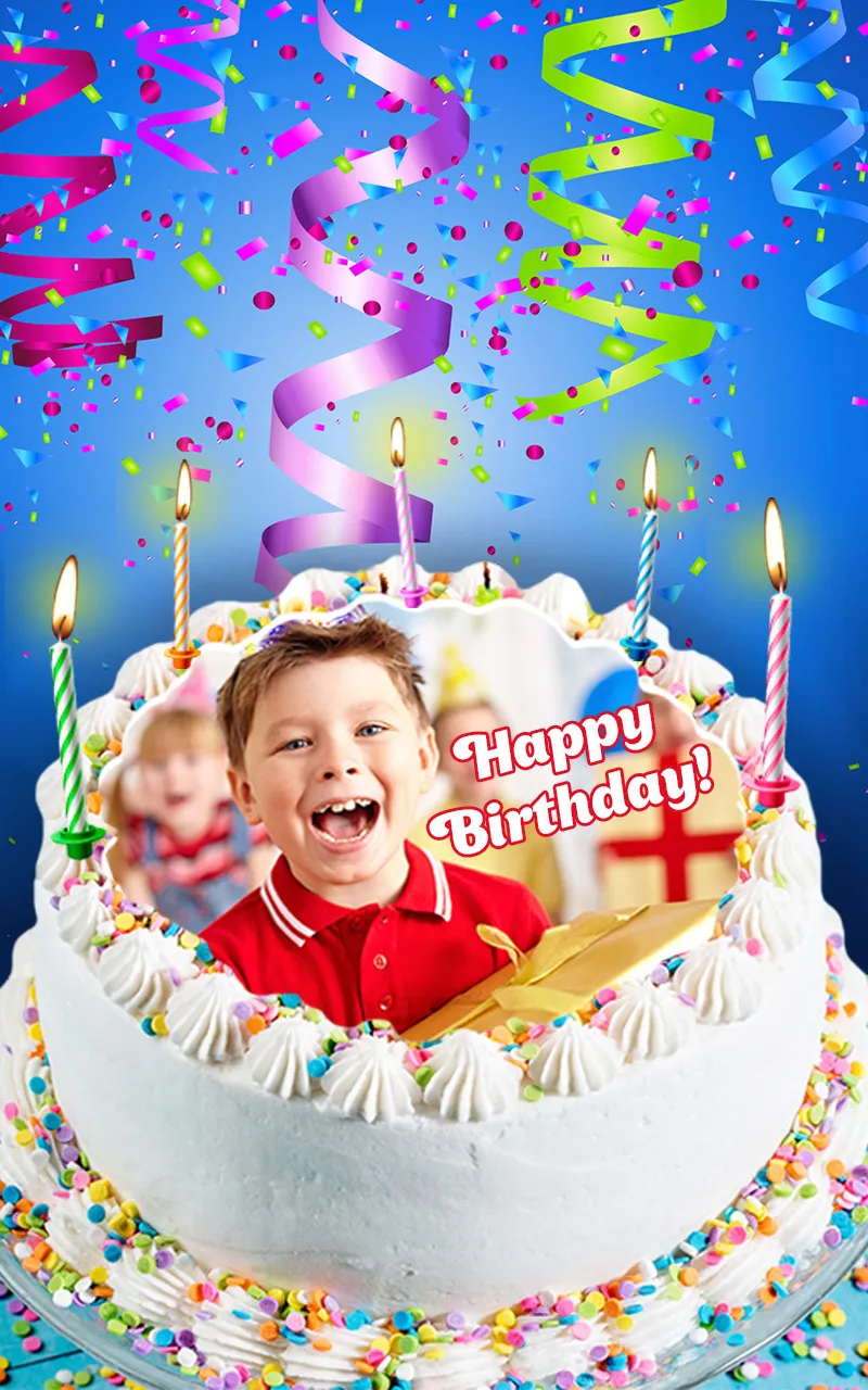 Photo On Birthday Cake | Indus Appstore | Screenshot