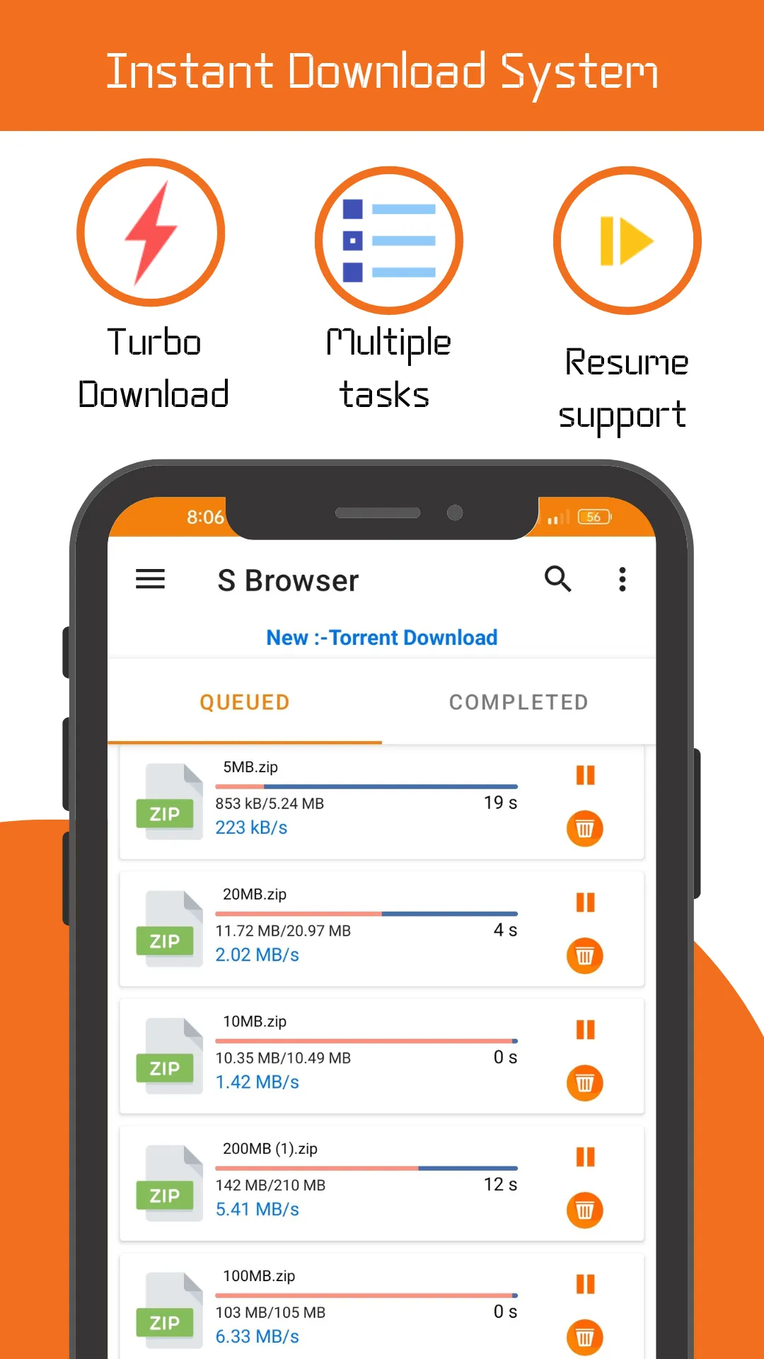 S Browser with Torrent | Indus Appstore | Screenshot