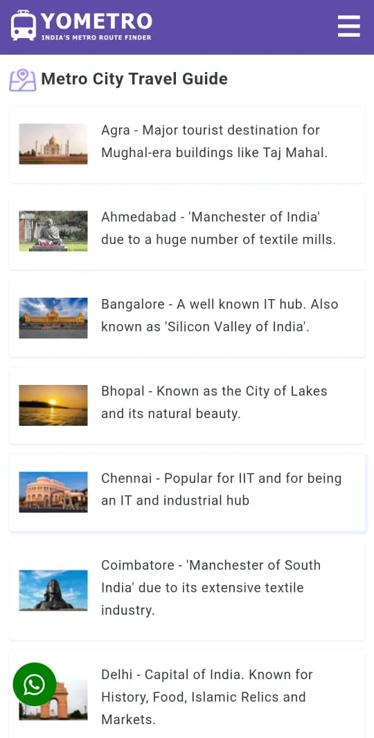 YoMetro Route Finder | Indus Appstore | Screenshot