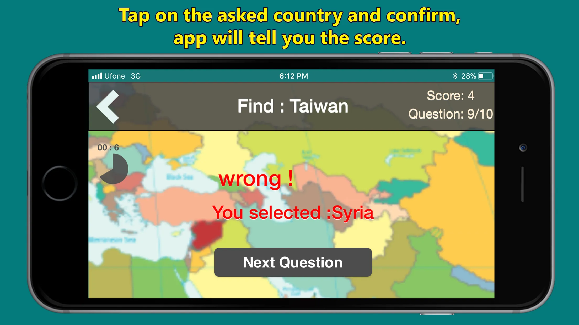 World Map & Geography Quiz | Indus Appstore | Screenshot