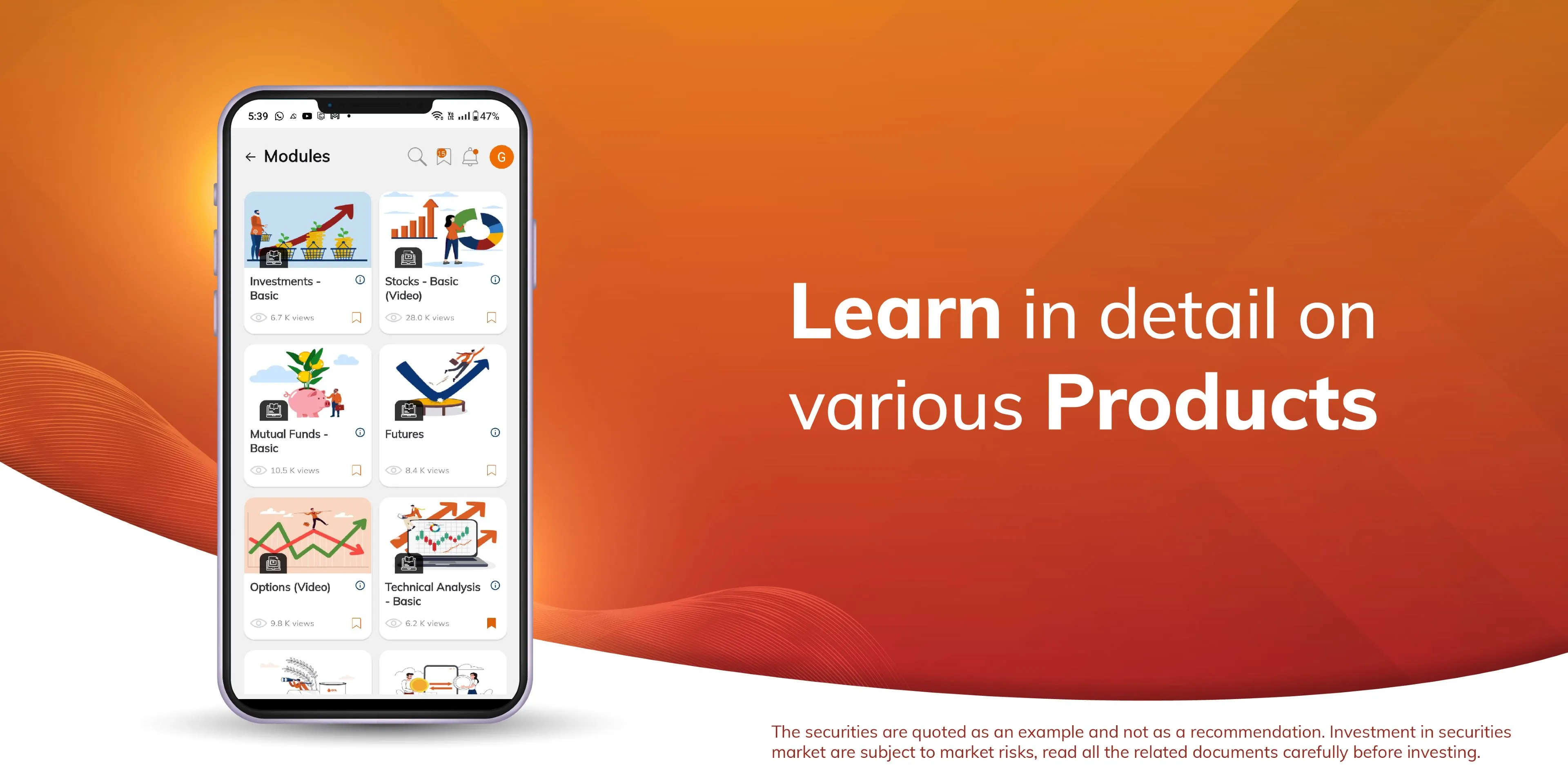 ICICI Direct iLearn–Education | Indus Appstore | Screenshot