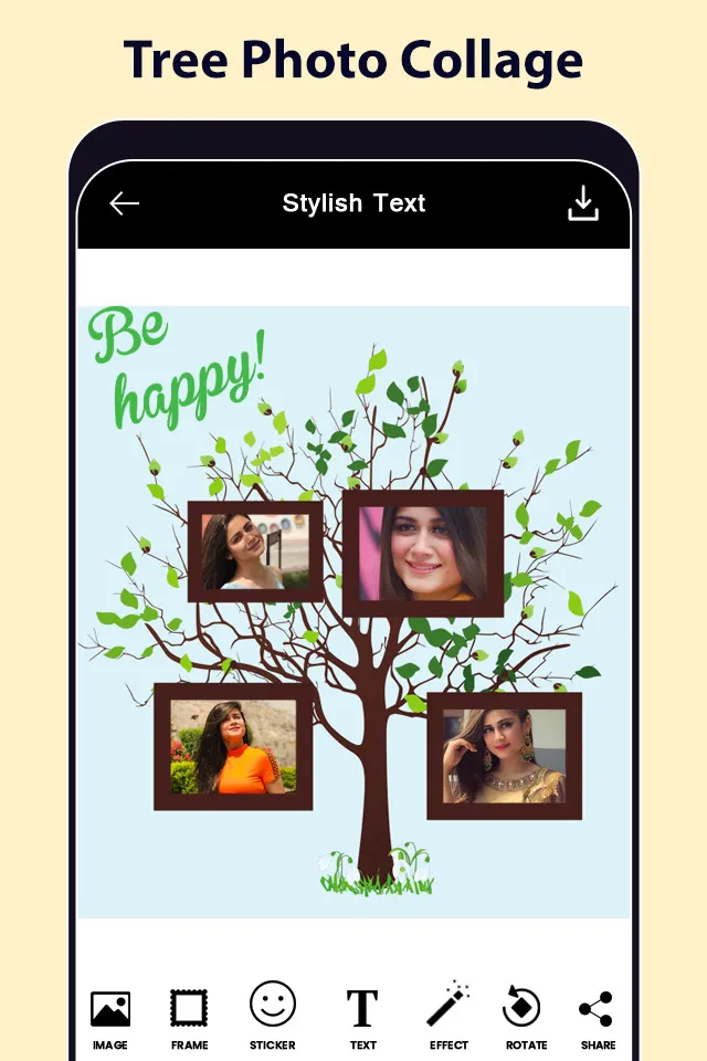 Tree Photo Frames & Collage | Indus Appstore | Screenshot