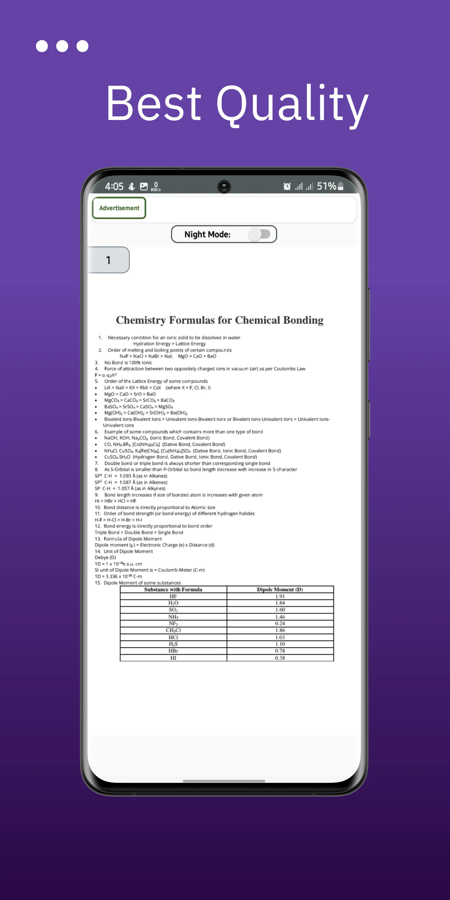 Chemistry 11-Notes & problems | Indus Appstore | Screenshot