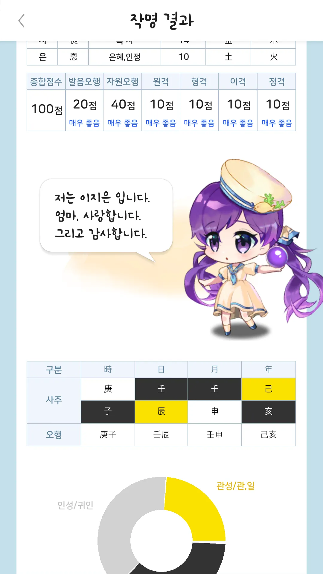 작명 길네임 아기이름 신생아작명 개명 감별 이름짓기 | Indus Appstore | Screenshot