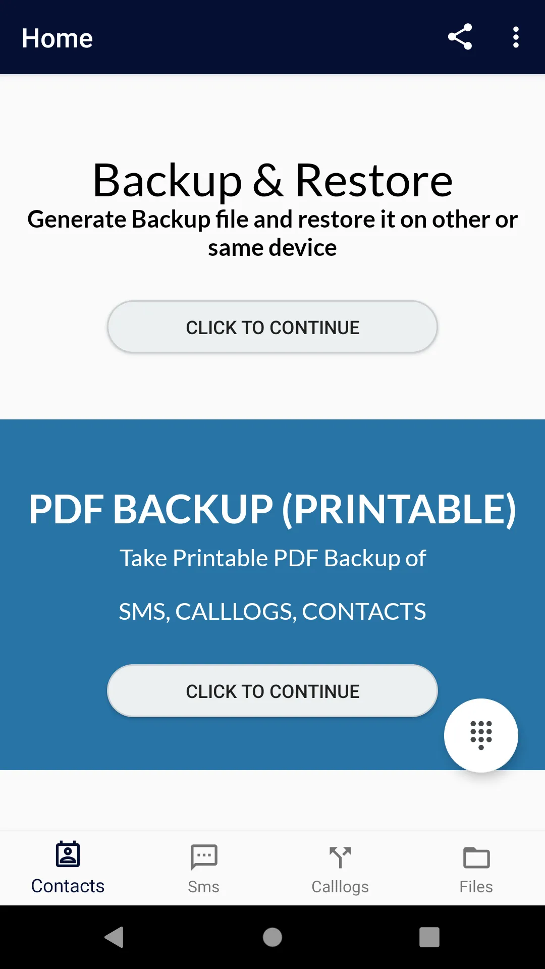 Super SMS Backup & Restore | Indus Appstore | Screenshot