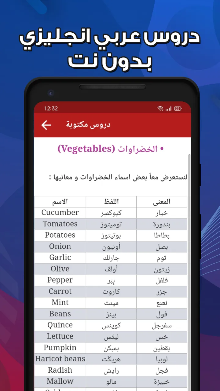 تعلم اللغة الانجليزية -بدون نت | Indus Appstore | Screenshot