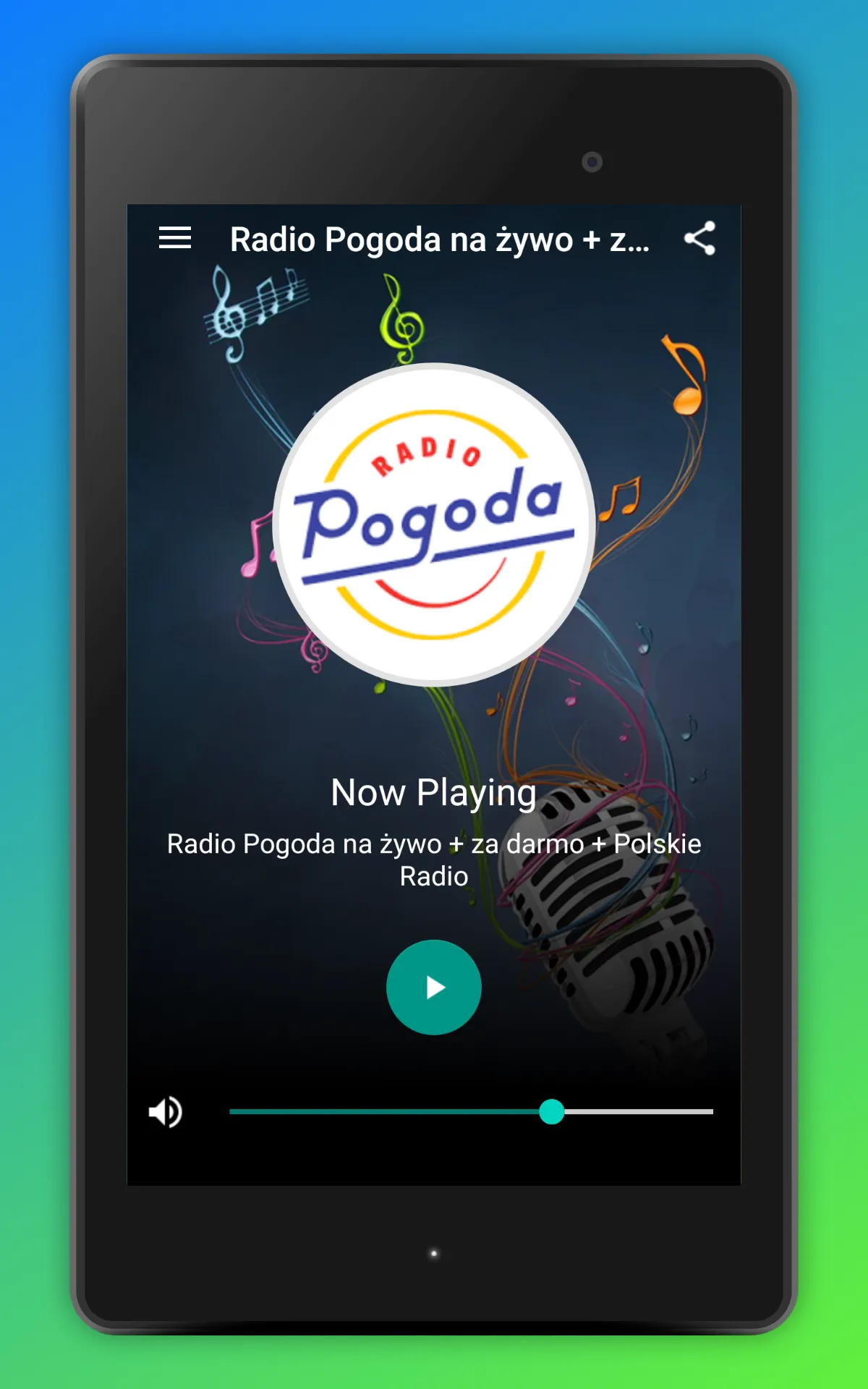 Radio Pogoda Kraków FM Polskie | Indus Appstore | Screenshot