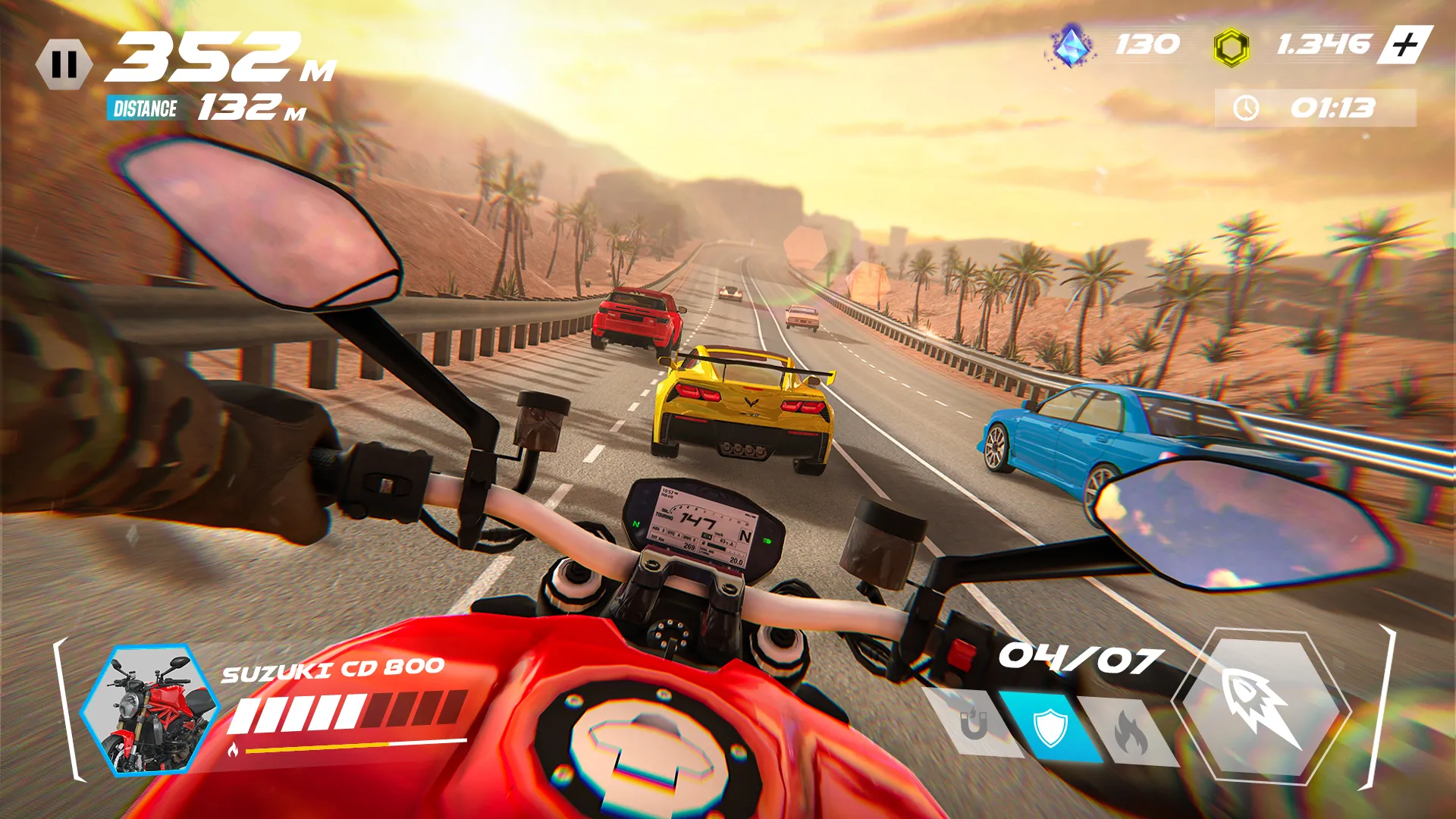 Neon Rider Worlds - Bike Games | Indus Appstore | Screenshot