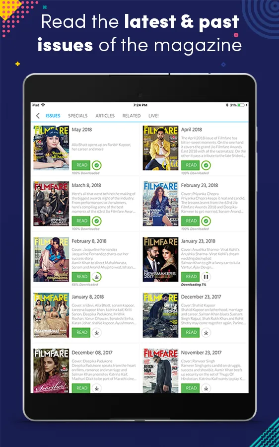 Filmfare | Indus Appstore | Screenshot