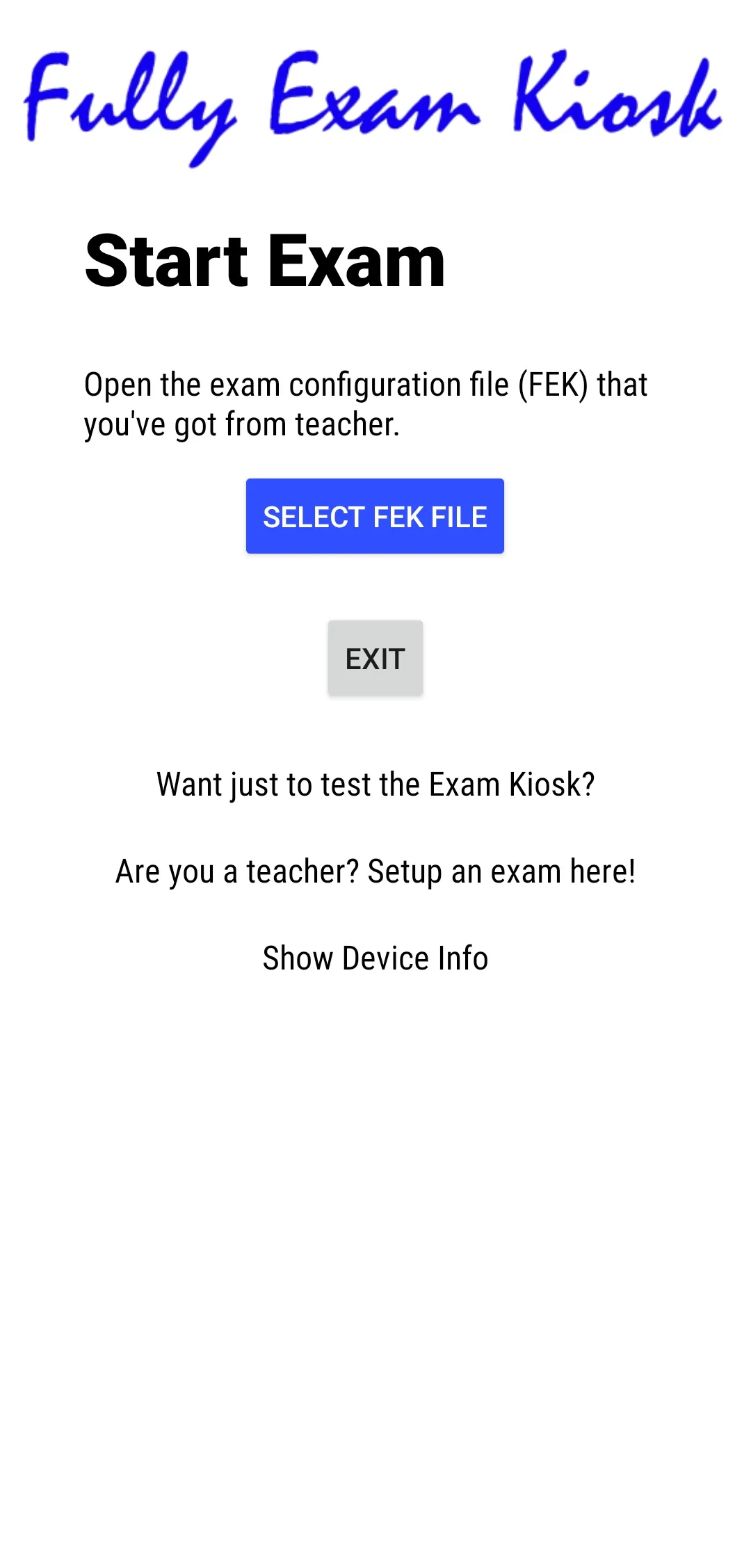 Fully Exam Kiosk | Indus Appstore | Screenshot