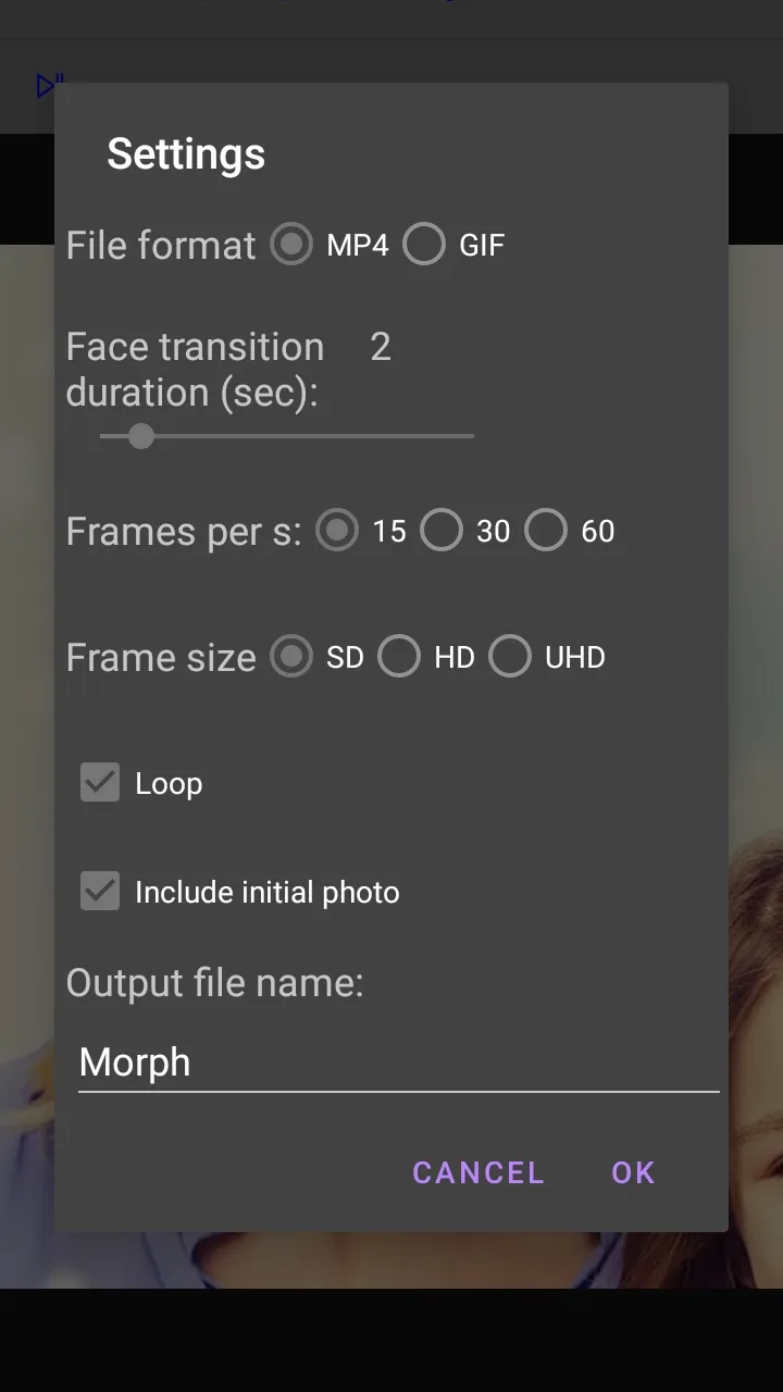 Faces Video Morph Animator | Indus Appstore | Screenshot