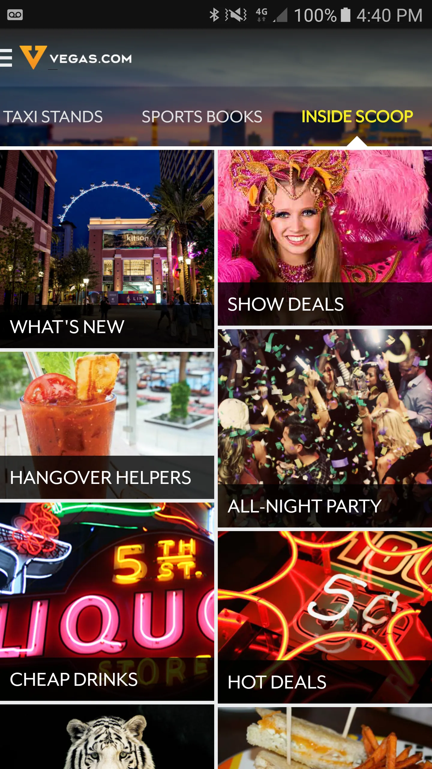 Vegas.com | Indus Appstore | Screenshot