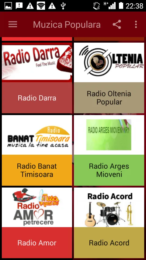 Muzica Populara Radio Live | Indus Appstore | Screenshot