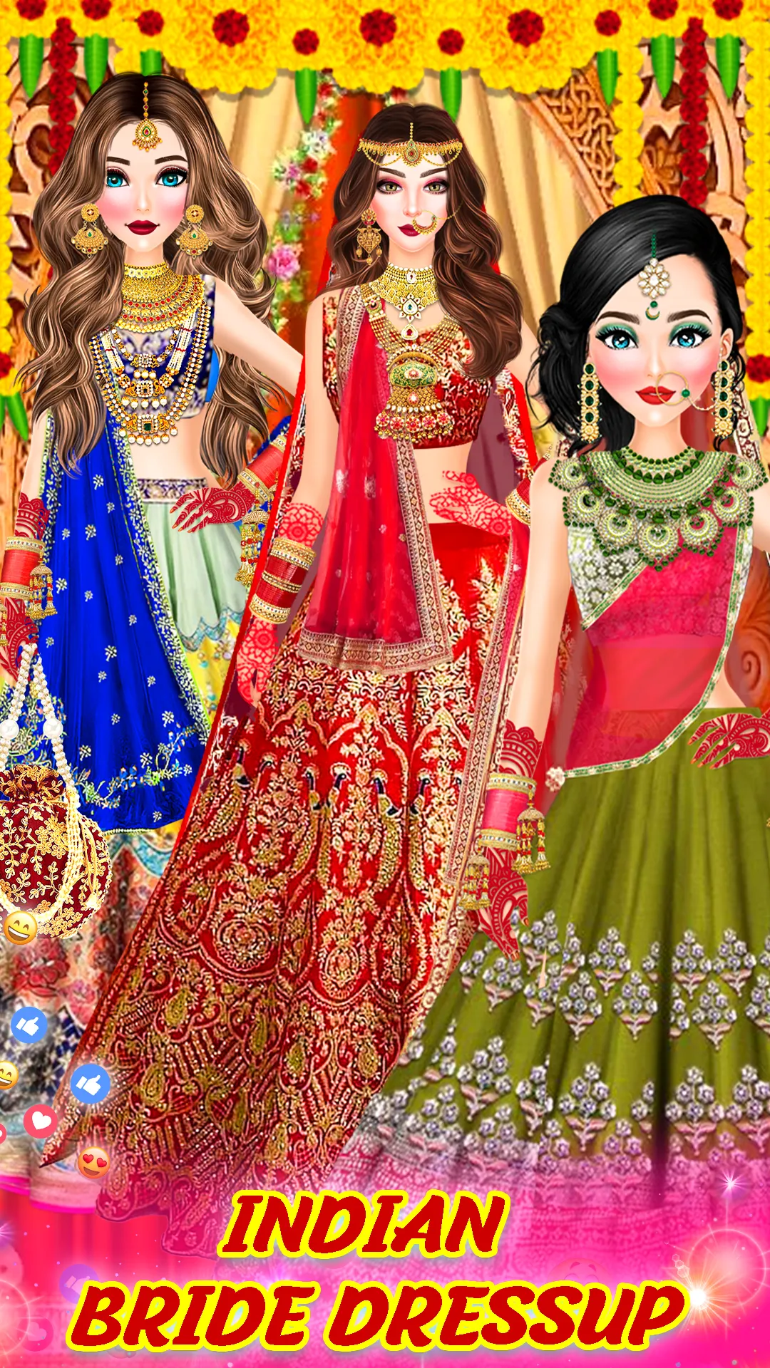 Desi Indian Bridal Dresup Game | Indus Appstore | Screenshot