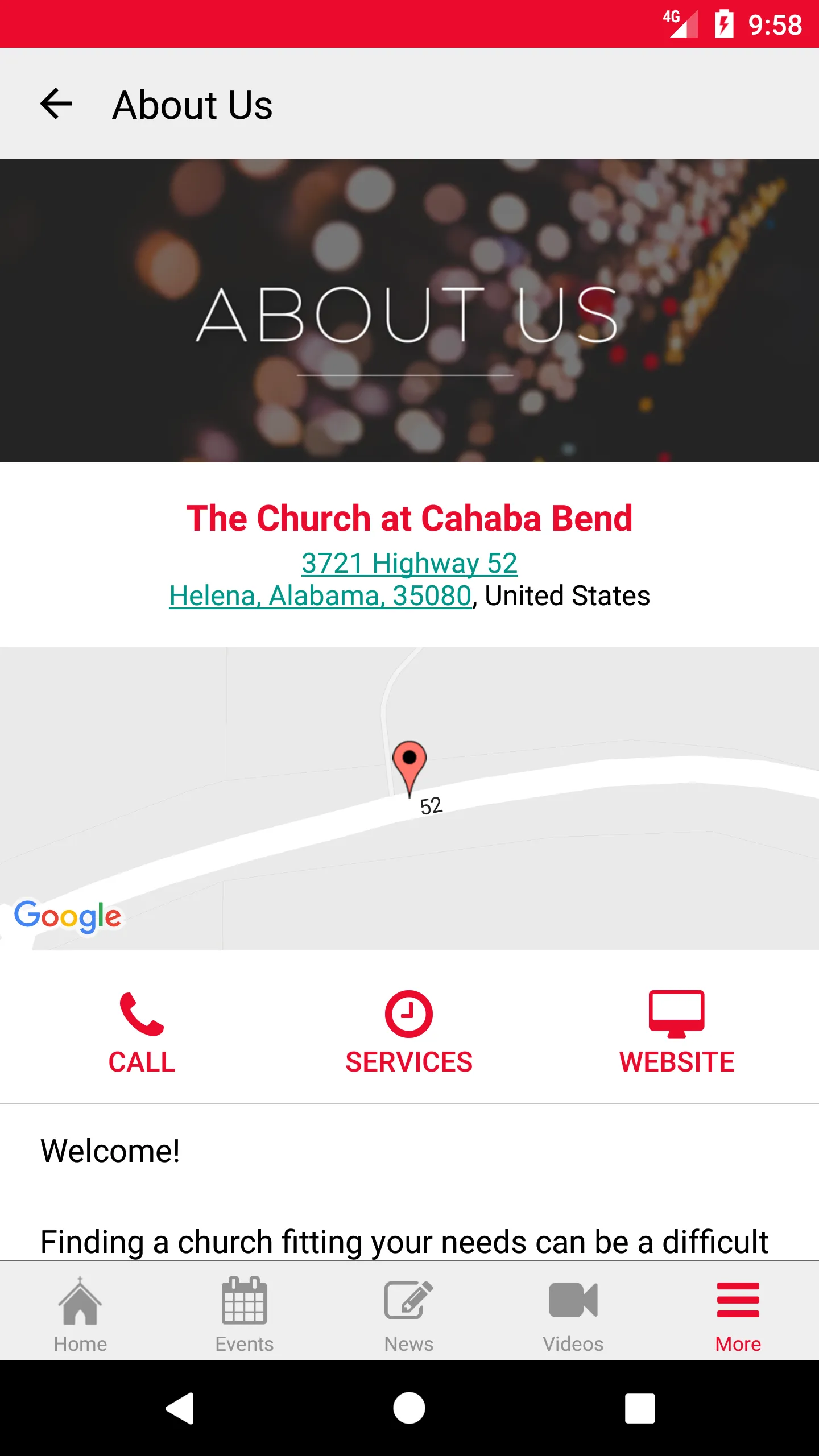 The Church at Cahaba Bend | Indus Appstore | Screenshot