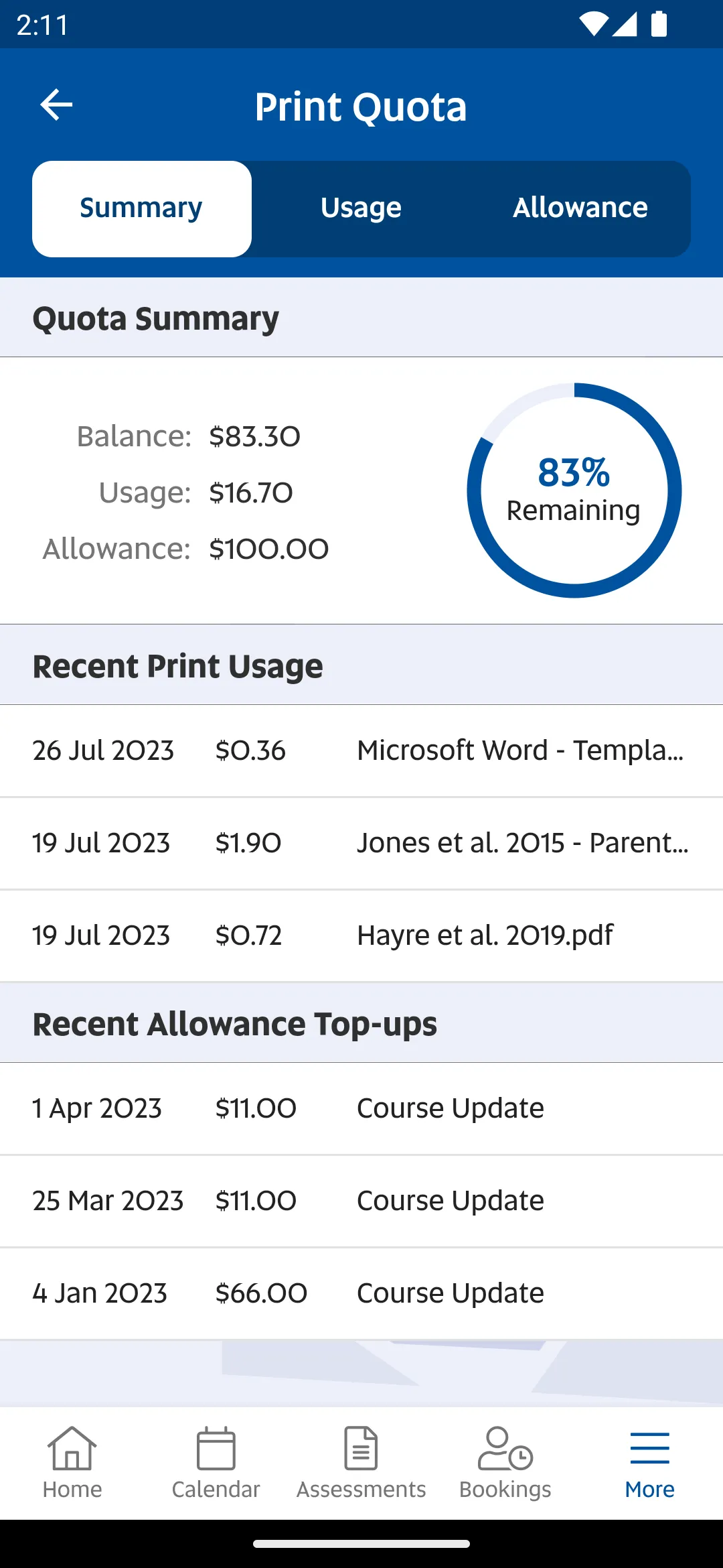 UniSA App | Indus Appstore | Screenshot